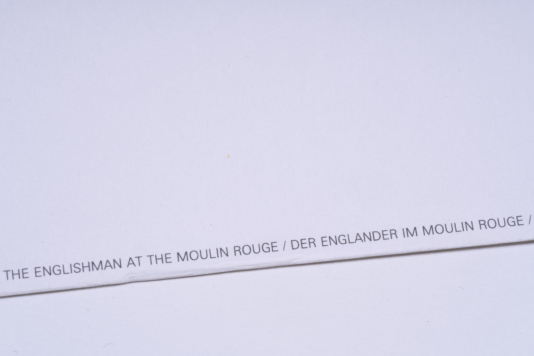 【限定10枚】L'ANGLAIS AU MOULIN ROUGE 1892 - NOUVELLES IMAGES 1991 / アンリ・ド・トゥールーズ=ロートレック