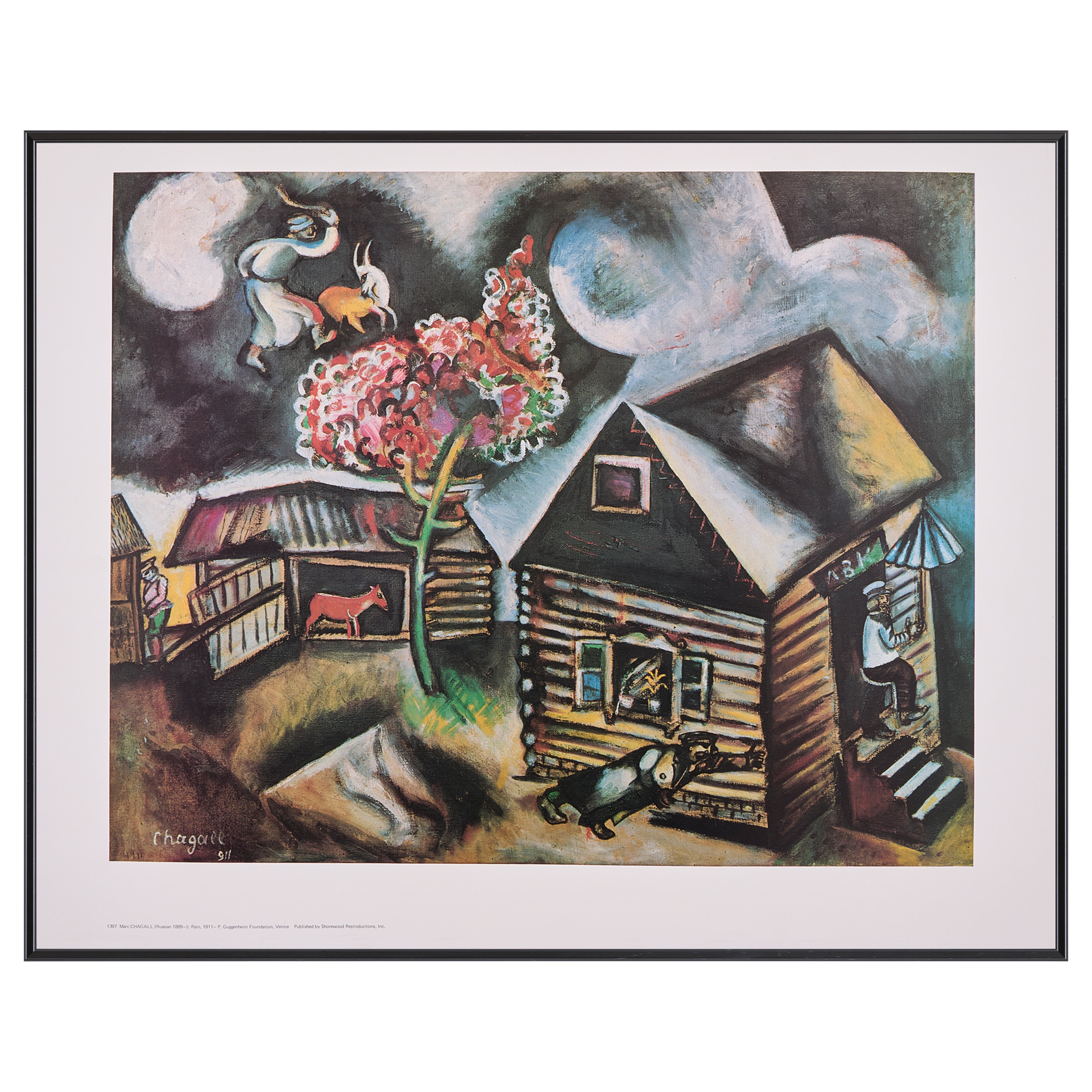 【限定10枚】Rain 1911 - Shorewood Reproductions Inc 1980s / マルク・シャガール