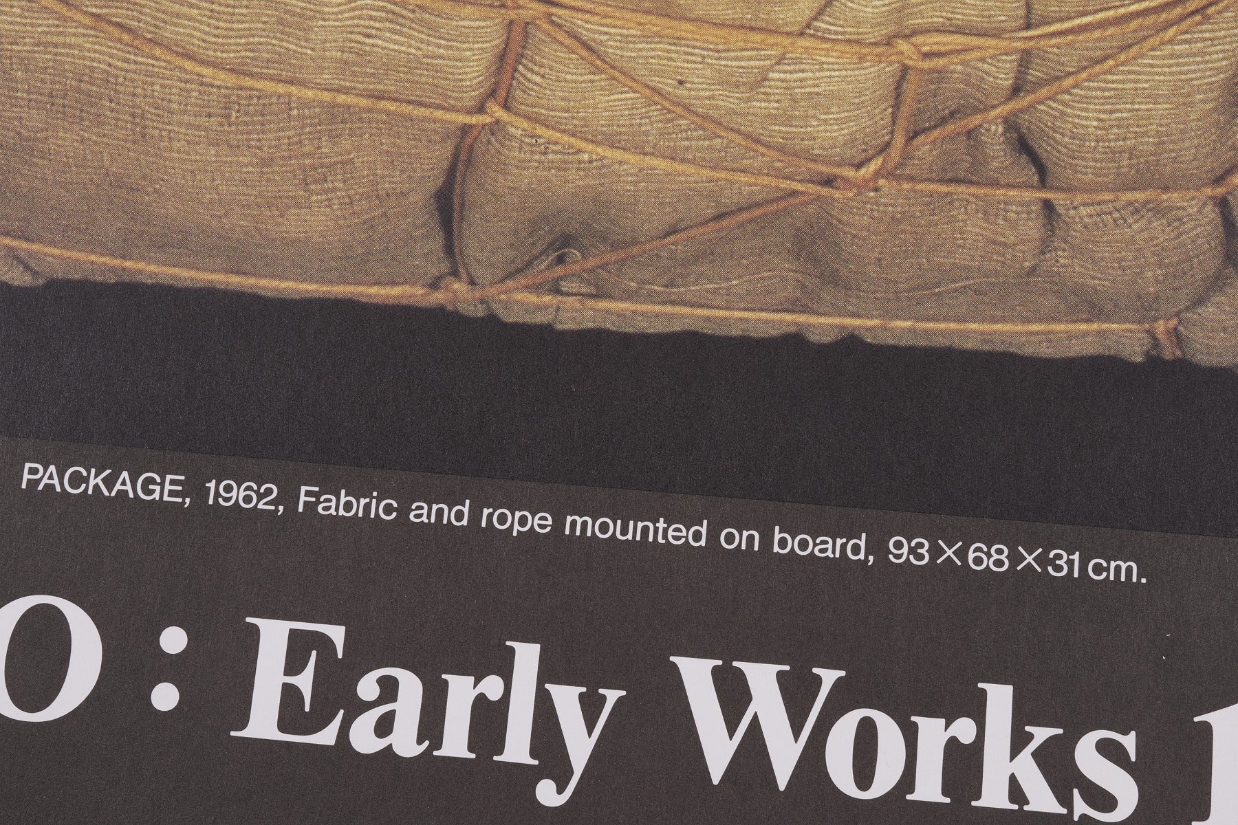 【限定10枚】CHRISTO Early Works 1958-1964 - SATANI GALLERY TOKYO 1991 / クリスト&ジャンヌ=クロード