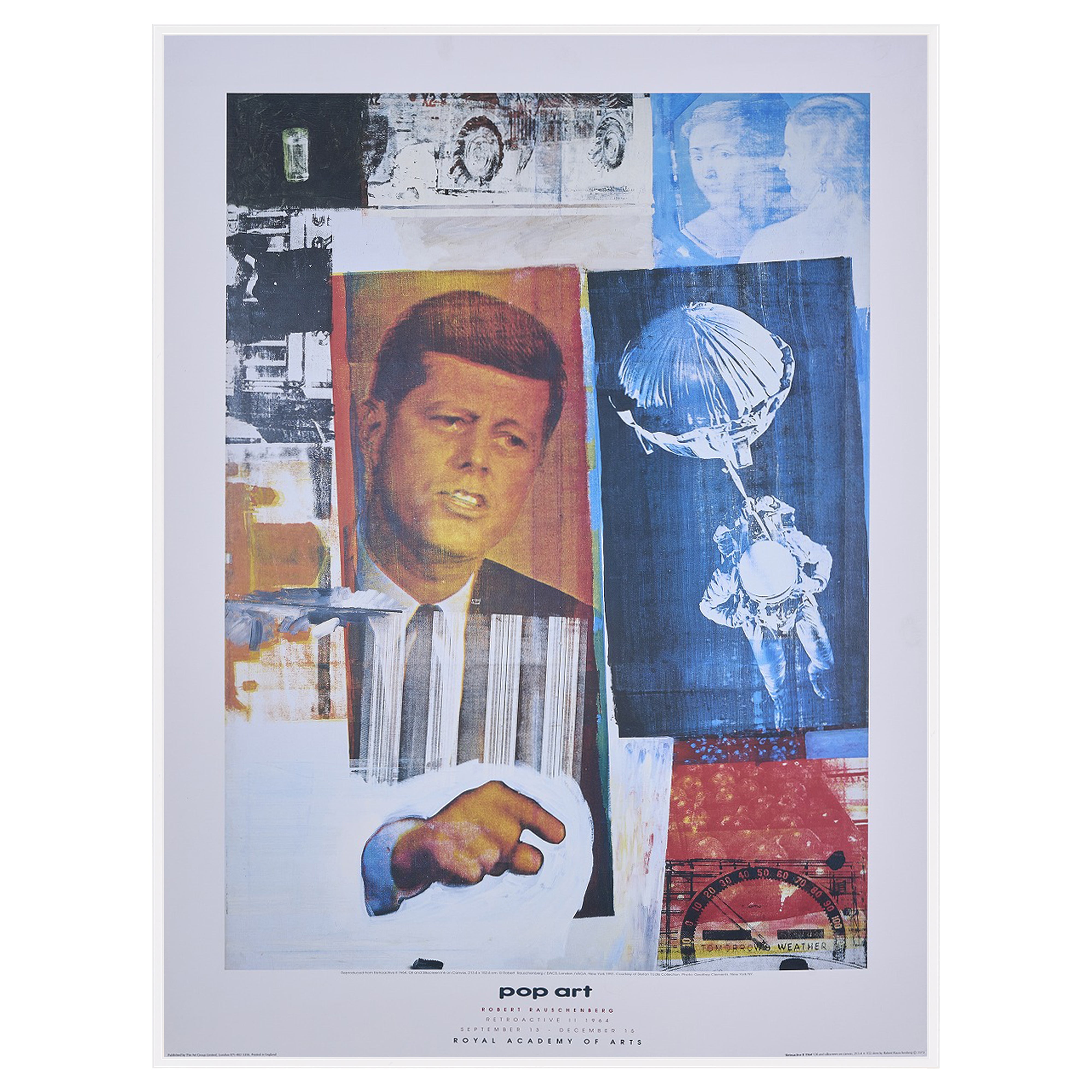 【限定10枚】Retroactive II 1964 - "POP ART" Exhibition at Royal Academy of Arts 1991 / ロバート・ラウシェンバーグ