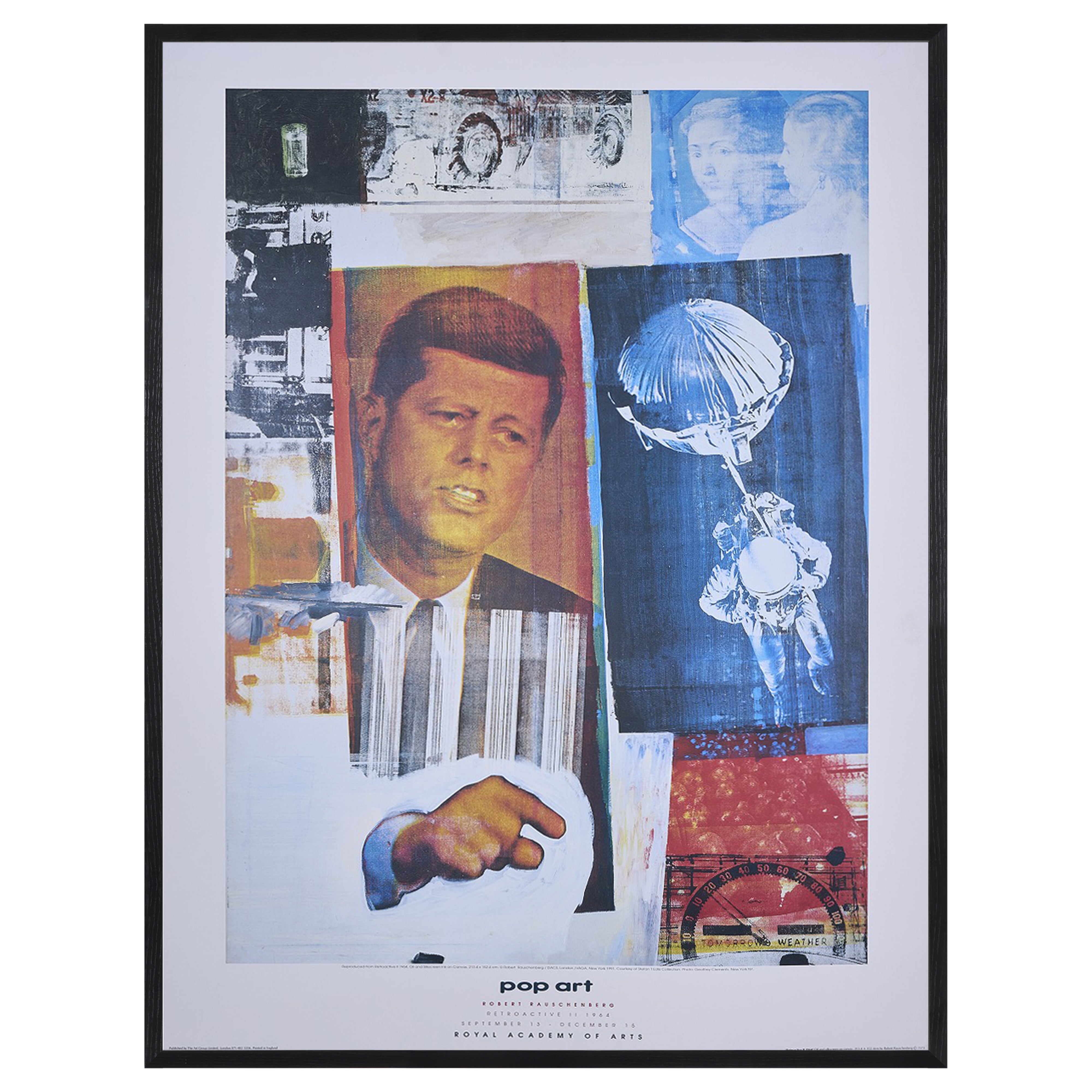 【限定10枚】Retroactive II 1964 - "POP ART" Exhibition at Royal Academy of Arts 1991 / ロバート・ラウシェンバーグ