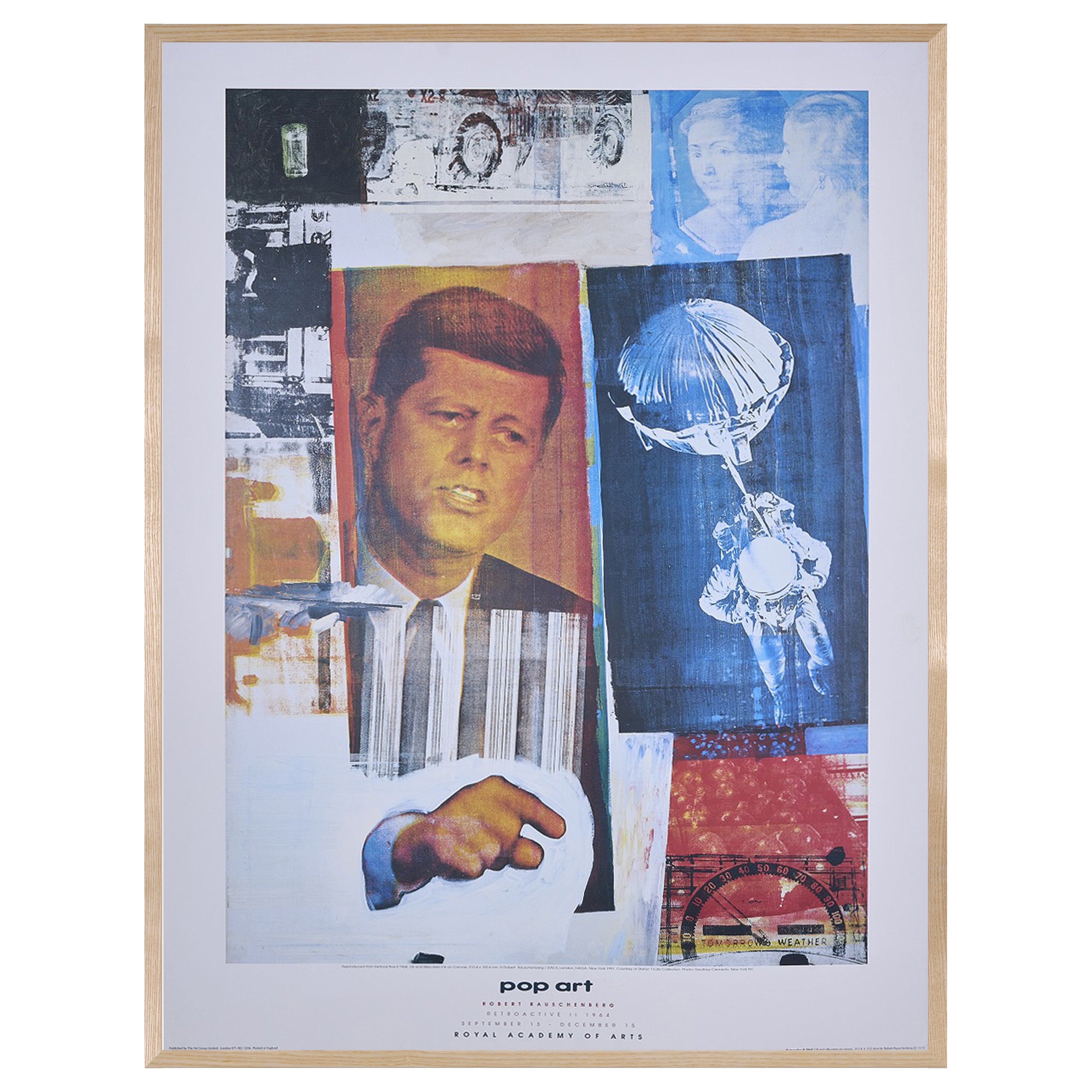 【限定10枚】Retroactive II 1964 - "POP ART" Exhibition at Royal Academy of Arts 1991 / ロバート・ラウシェンバーグ