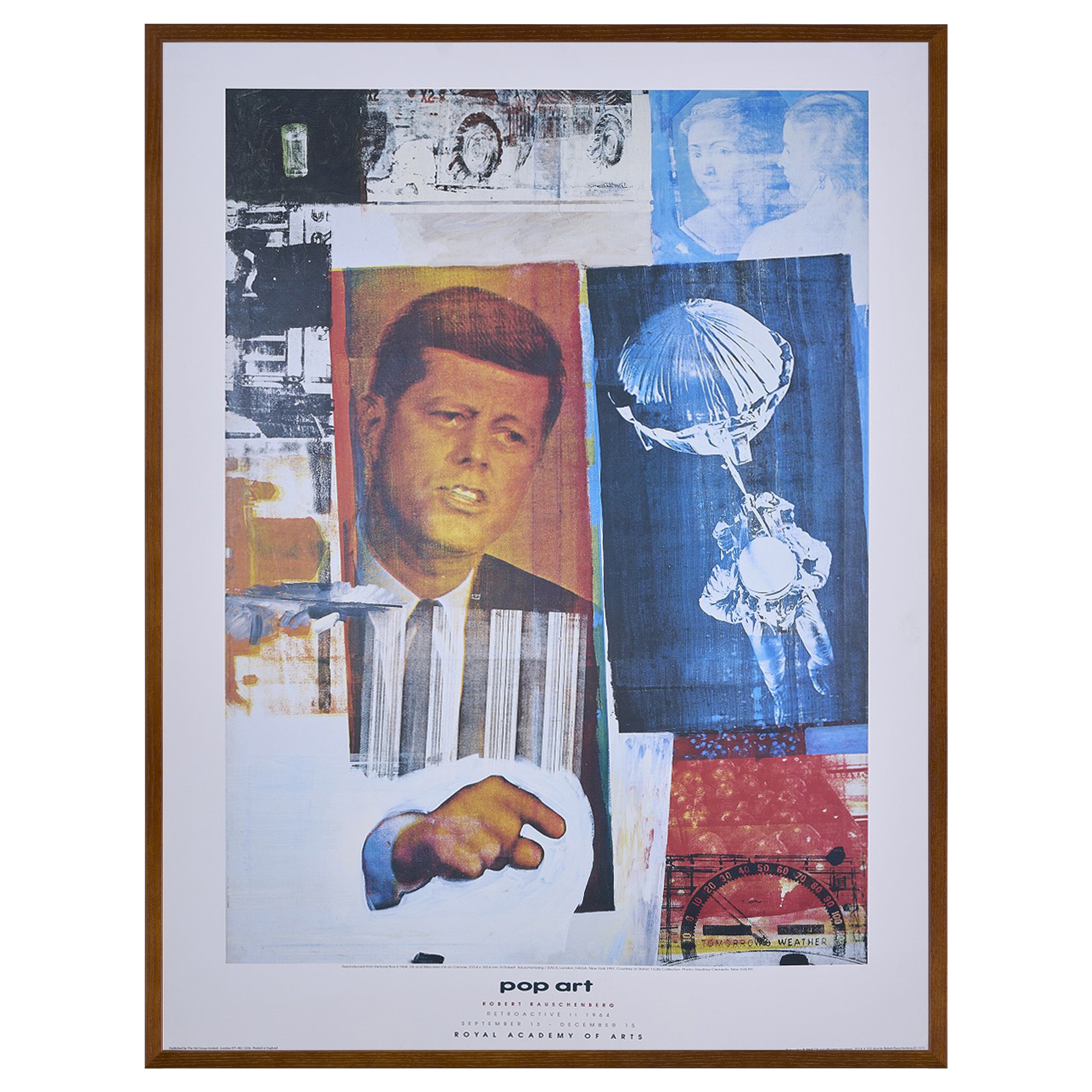 【限定10枚】Retroactive II 1964 - "POP ART" Exhibition at Royal Academy of Arts 1991 / ロバート・ラウシェンバーグ