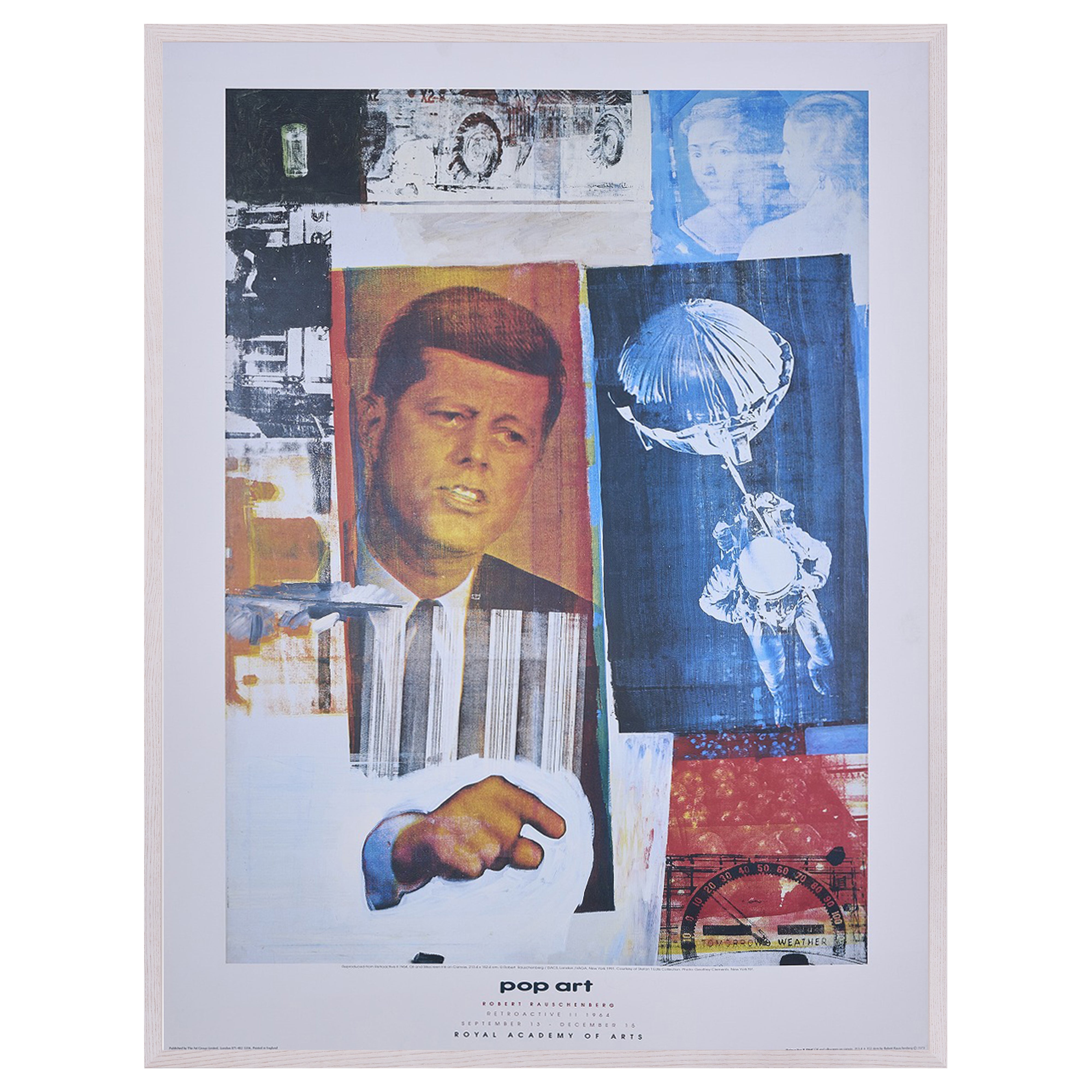 【限定10枚】Retroactive II 1964 - "POP ART" Exhibition at Royal Academy of Arts 1991 / ロバート・ラウシェンバーグ