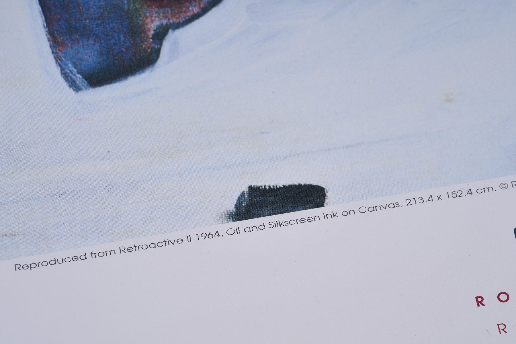 【限定10枚】Retroactive II 1964 - "POP ART" Exhibition at Royal Academy of Arts 1991 / ロバート・ラウシェンバーグ