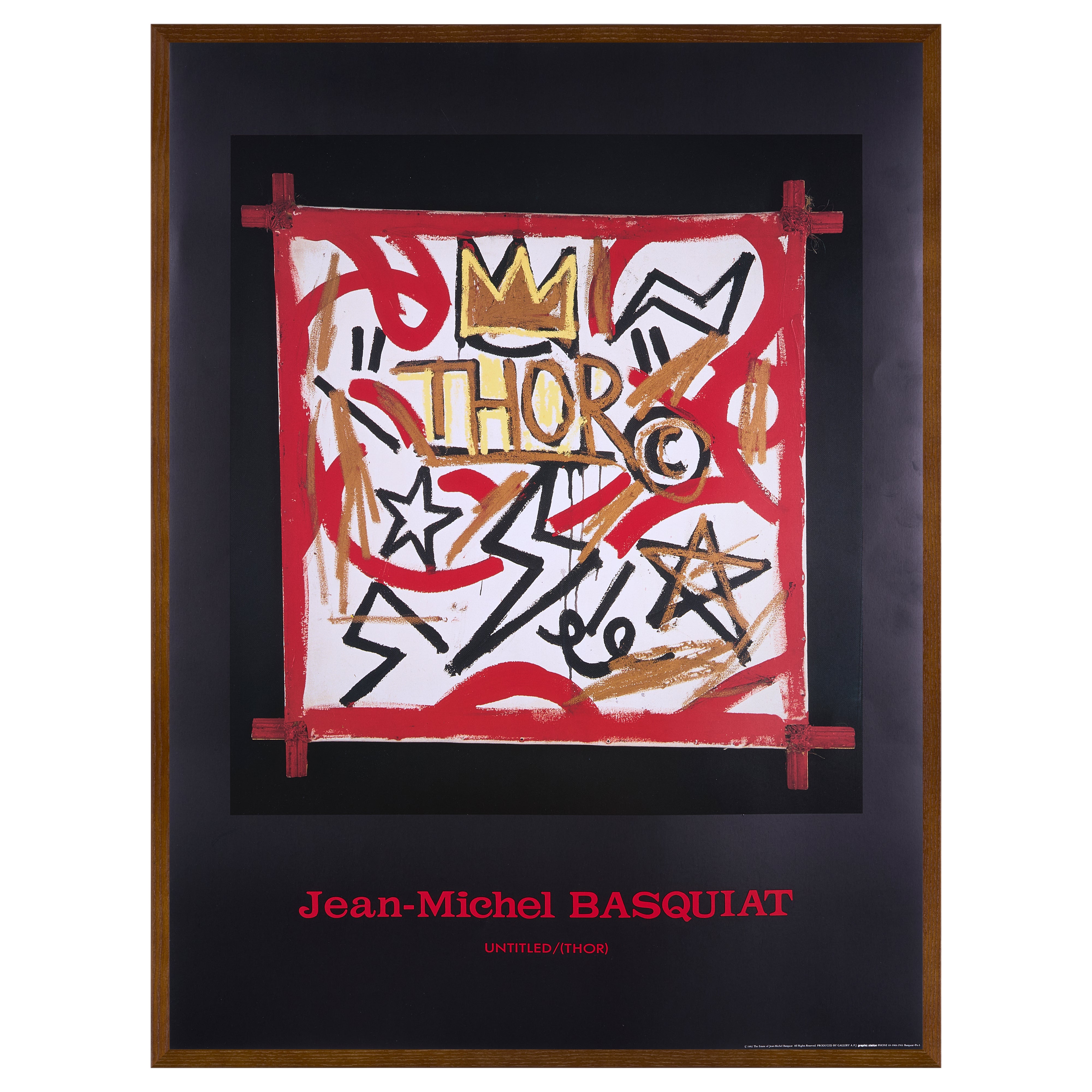 【限定10枚】Untitled (THOR) 1992 / ジャン=ミシェル・バスキア