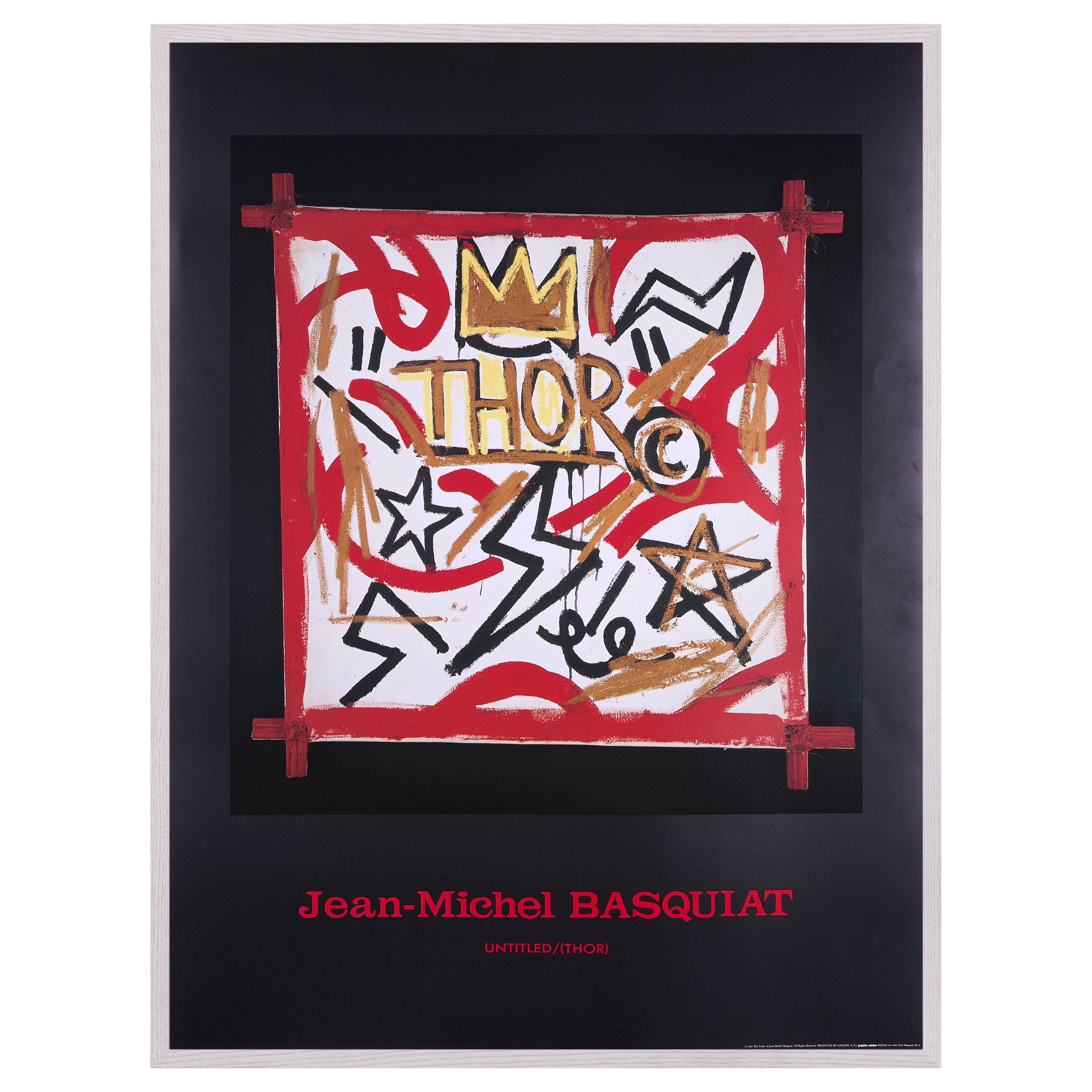 【限定10枚】Untitled (THOR) 1992 / ジャン=ミシェル・バスキア