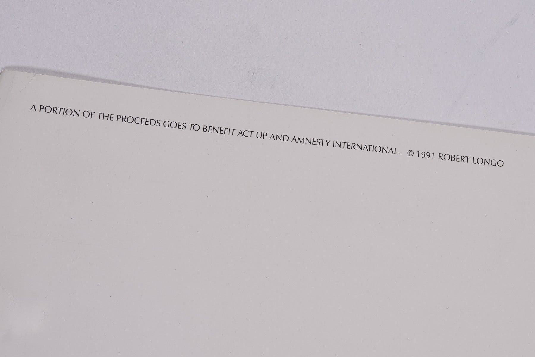 再入荷【限定1枚】(WO)MEN IN THE CITIES - Gretchen 1991 / ロバート・ロンゴ