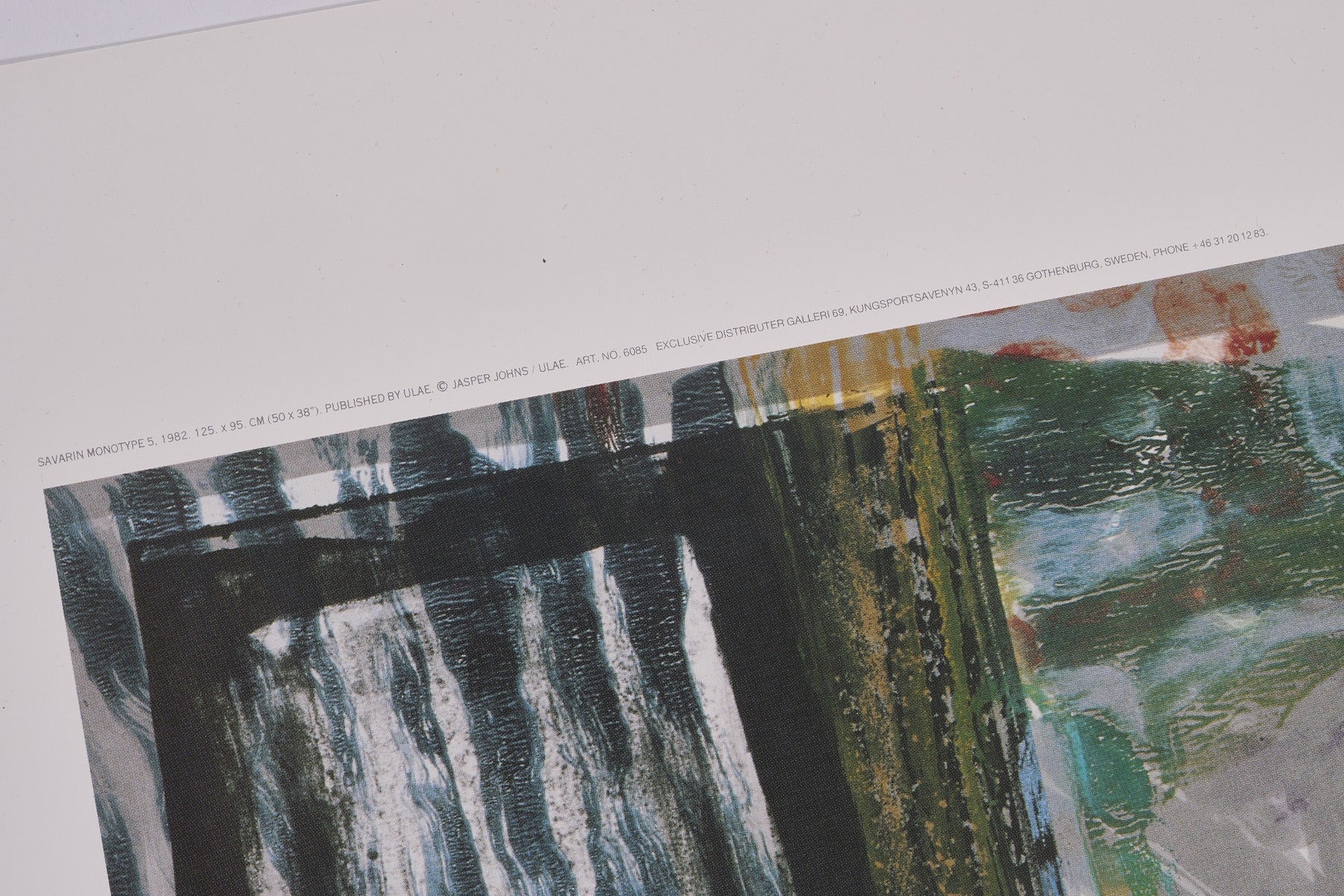 【限定10枚】JASPER JOHNS 17 MONOTYOES - Heland Thorden Wetterling Gallerie 1985 / ジャスパー・ジョーンズ