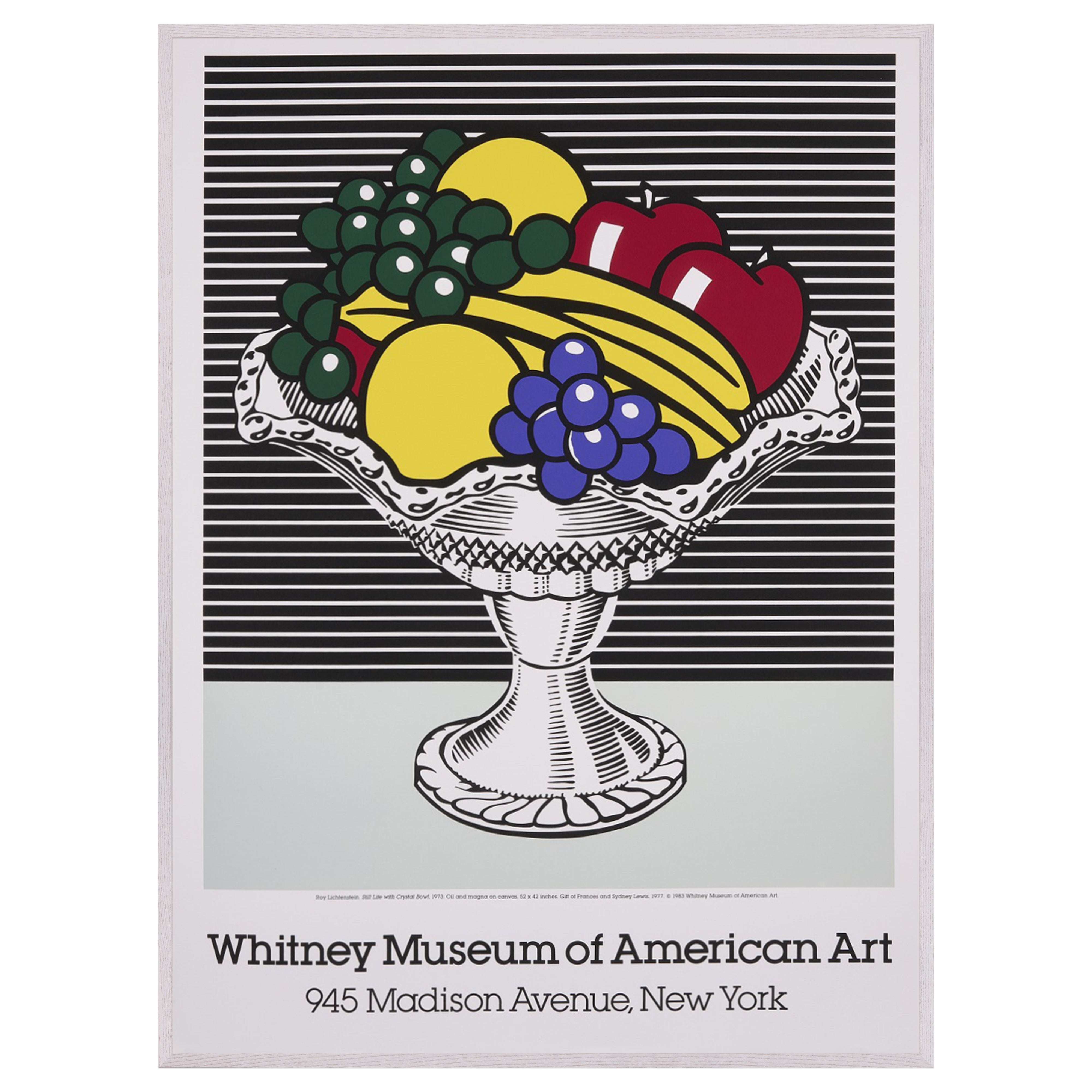 完売【限定2枚】VISIT THE GARDEN RESTRAUNT - Whitney Museum of American Art 1983 / ロイ・リキテンスタイン