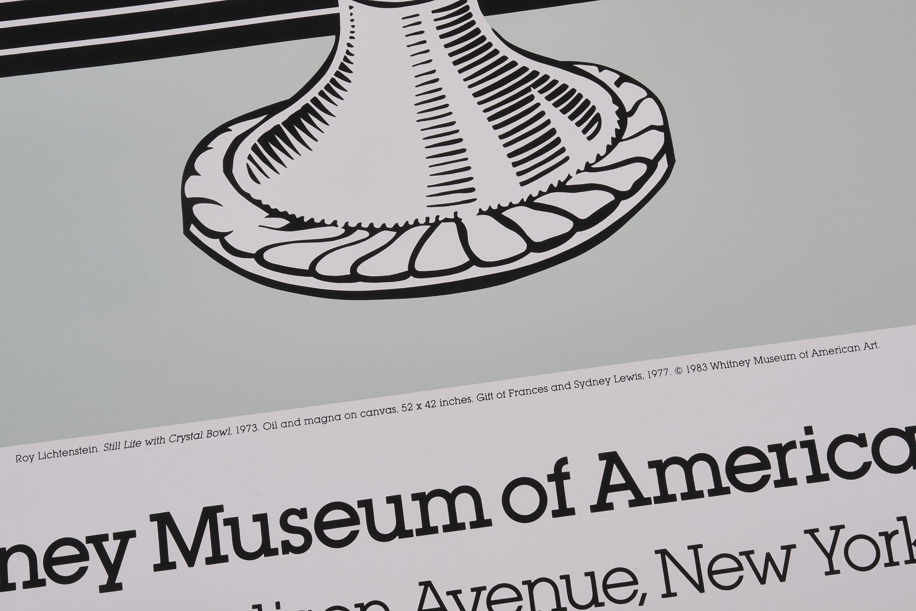 完売【限定2枚】VISIT THE GARDEN RESTRAUNT - Whitney Museum of American Art 1983 / ロイ・リキテンスタイン