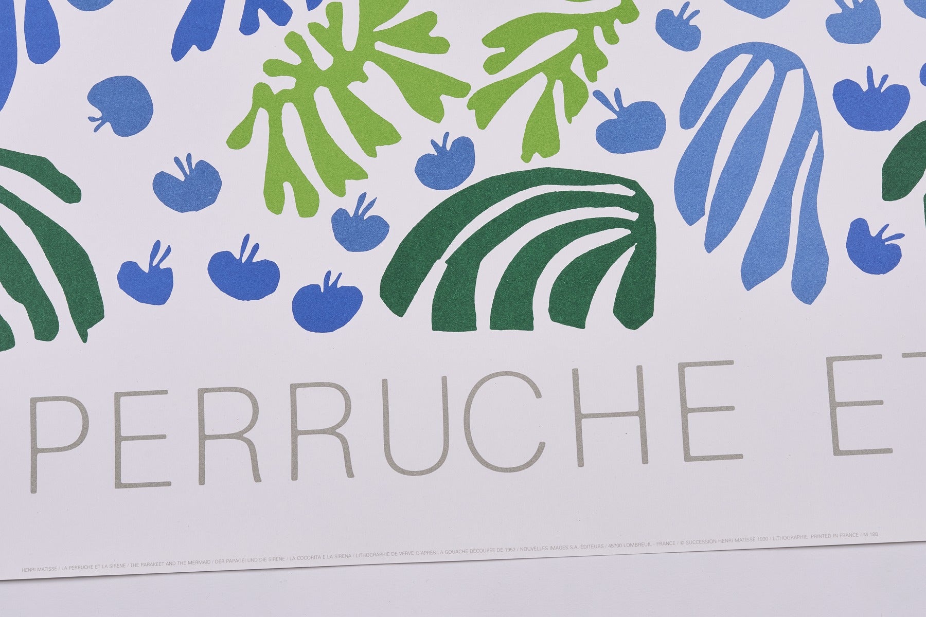 【限定10枚】LA PERRUCHE ET LA SIRÈNE 1990 / アンリ・マティス