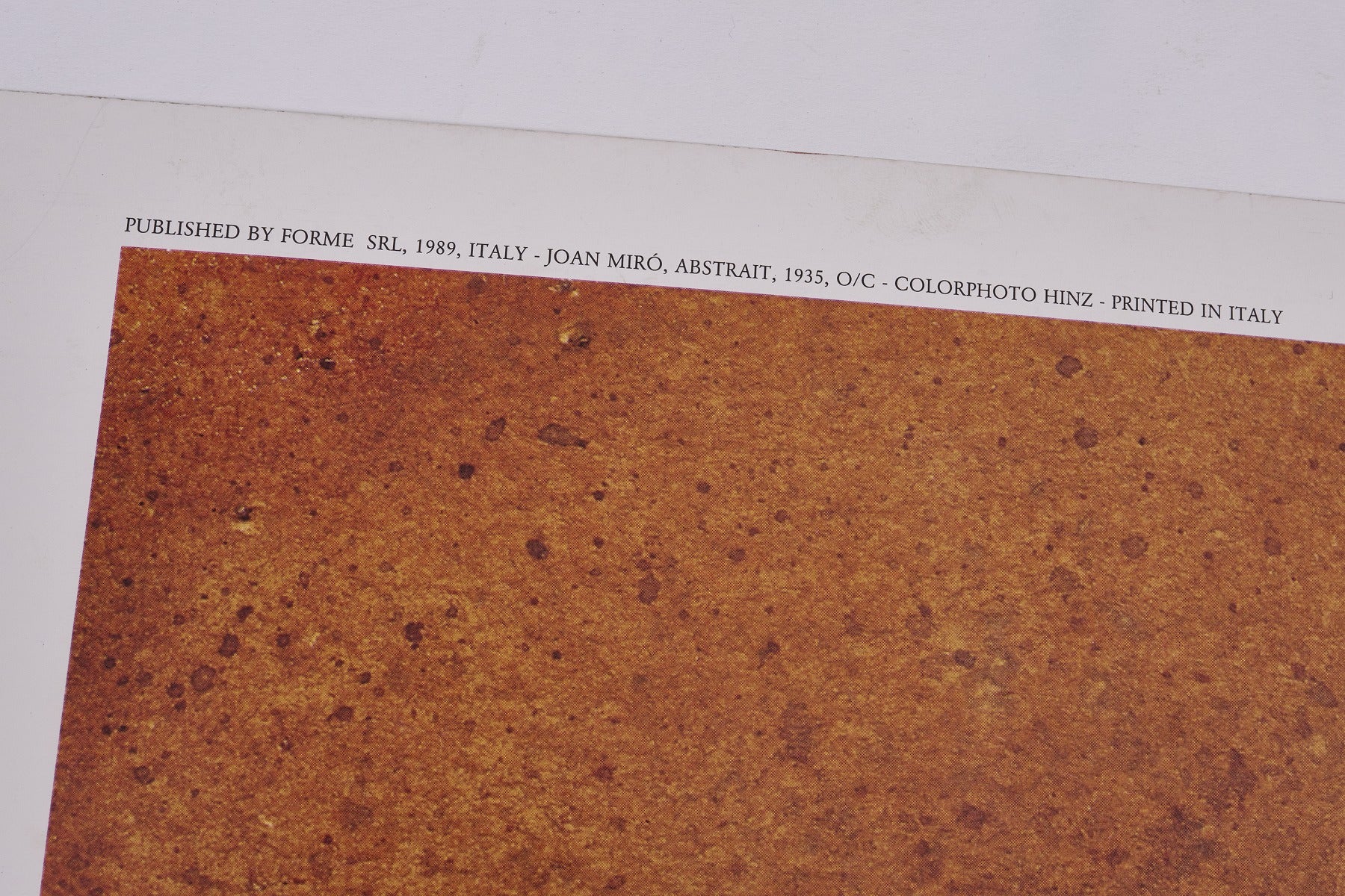 【限定10枚】Abstrait 1989 / ジョアン・ミロ