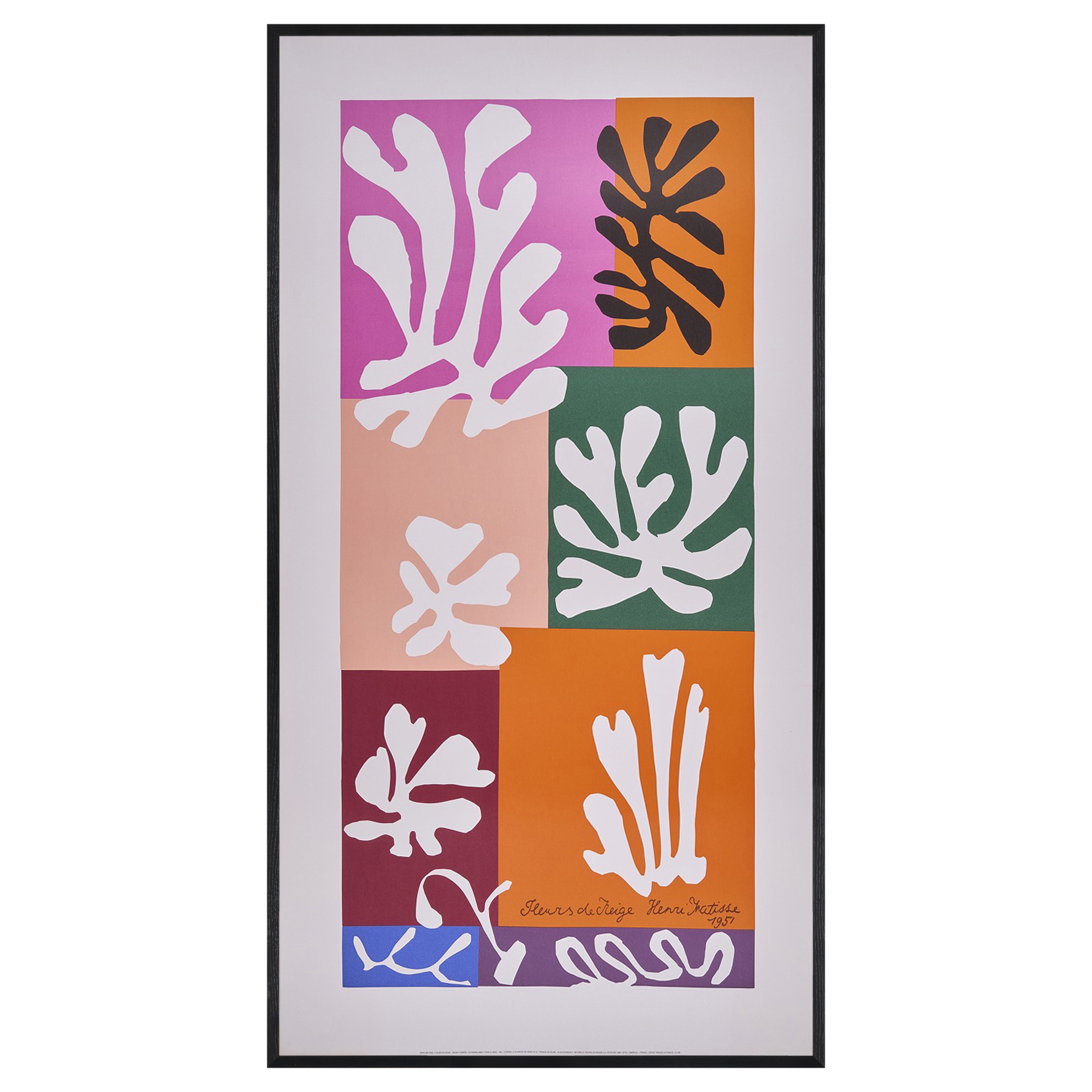 【限定10枚】FLEURS DE NEIGE 1951 - NOUVELLES IMAGES 1988 / アンリ・マティス