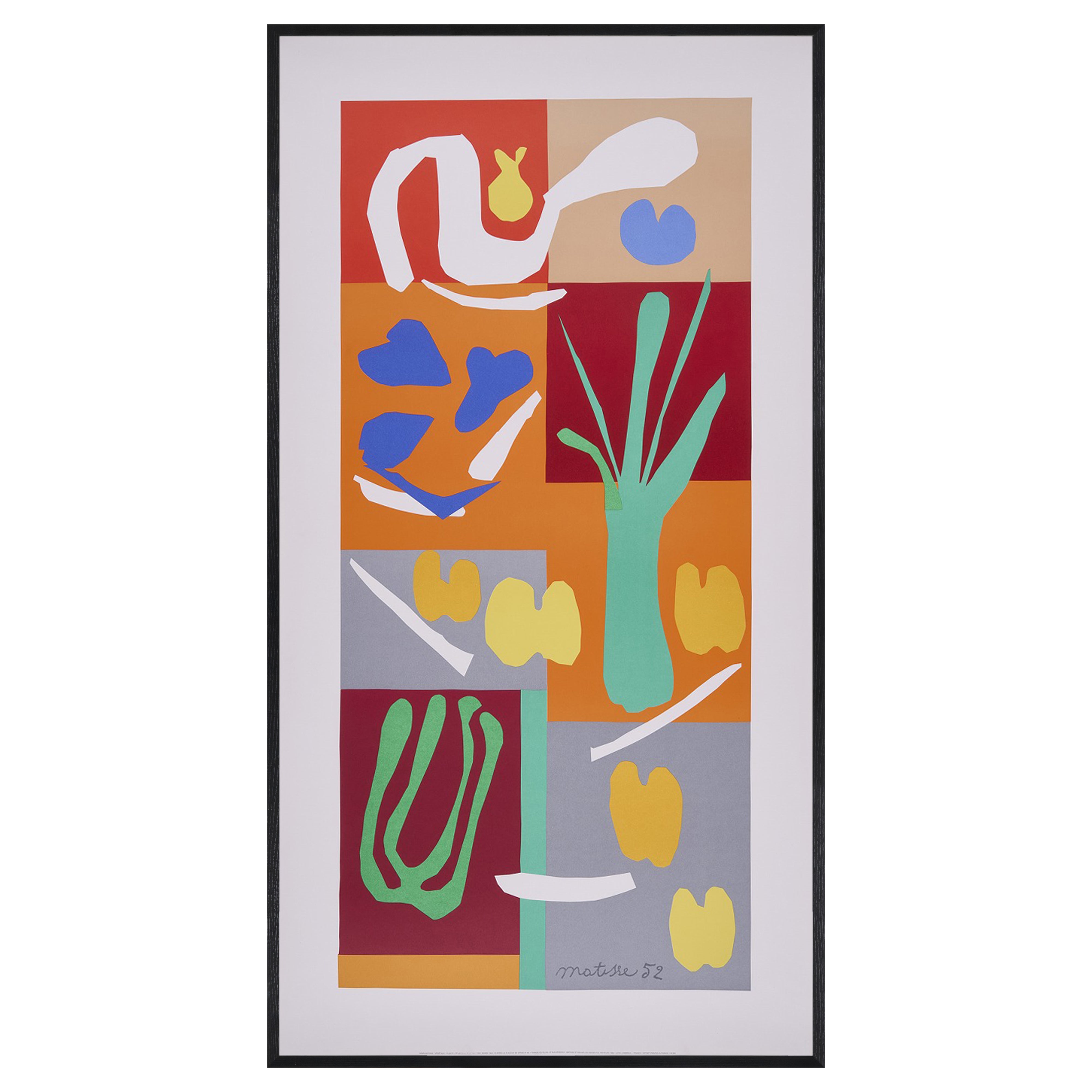 【限定10枚】VÉGÉTAUX 1951 - NOUVELLES IMAGES 1988 / アンリ・マティス