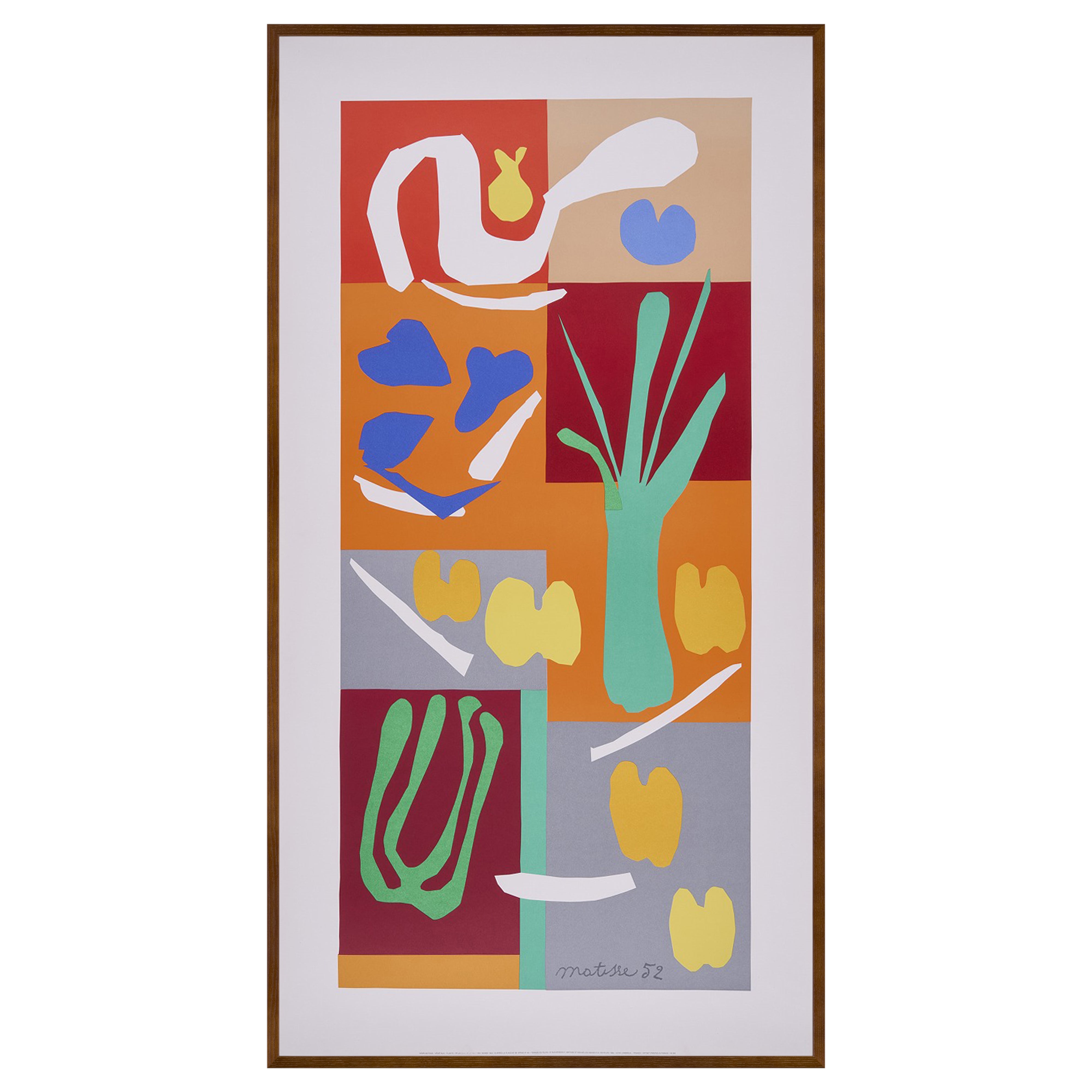 【限定10枚】VÉGÉTAUX 1951 - NOUVELLES IMAGES 1988 / アンリ・マティス