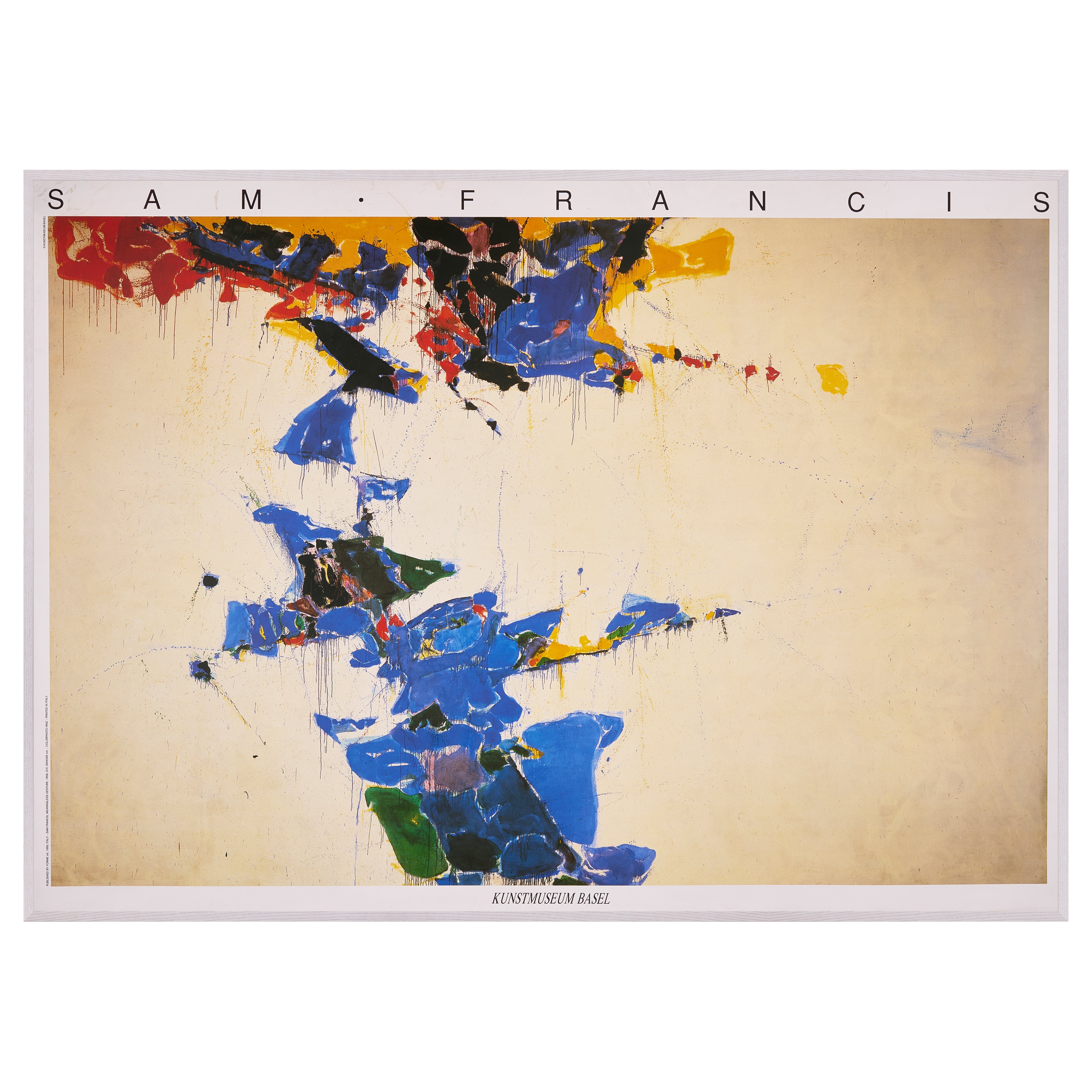 【限定10枚】Sam Francis - KUNSTMUSEUM BASEL 1989 / サム・フランシス