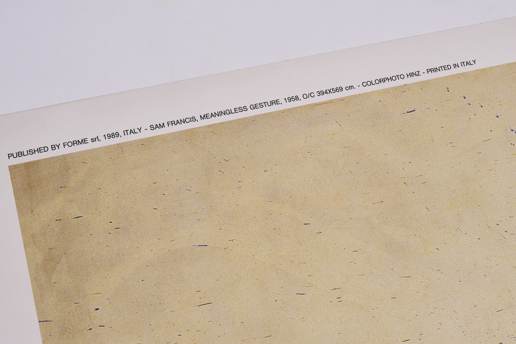 【限定10枚】Sam Francis - KUNSTMUSEUM BASEL 1989 / サム・フランシス