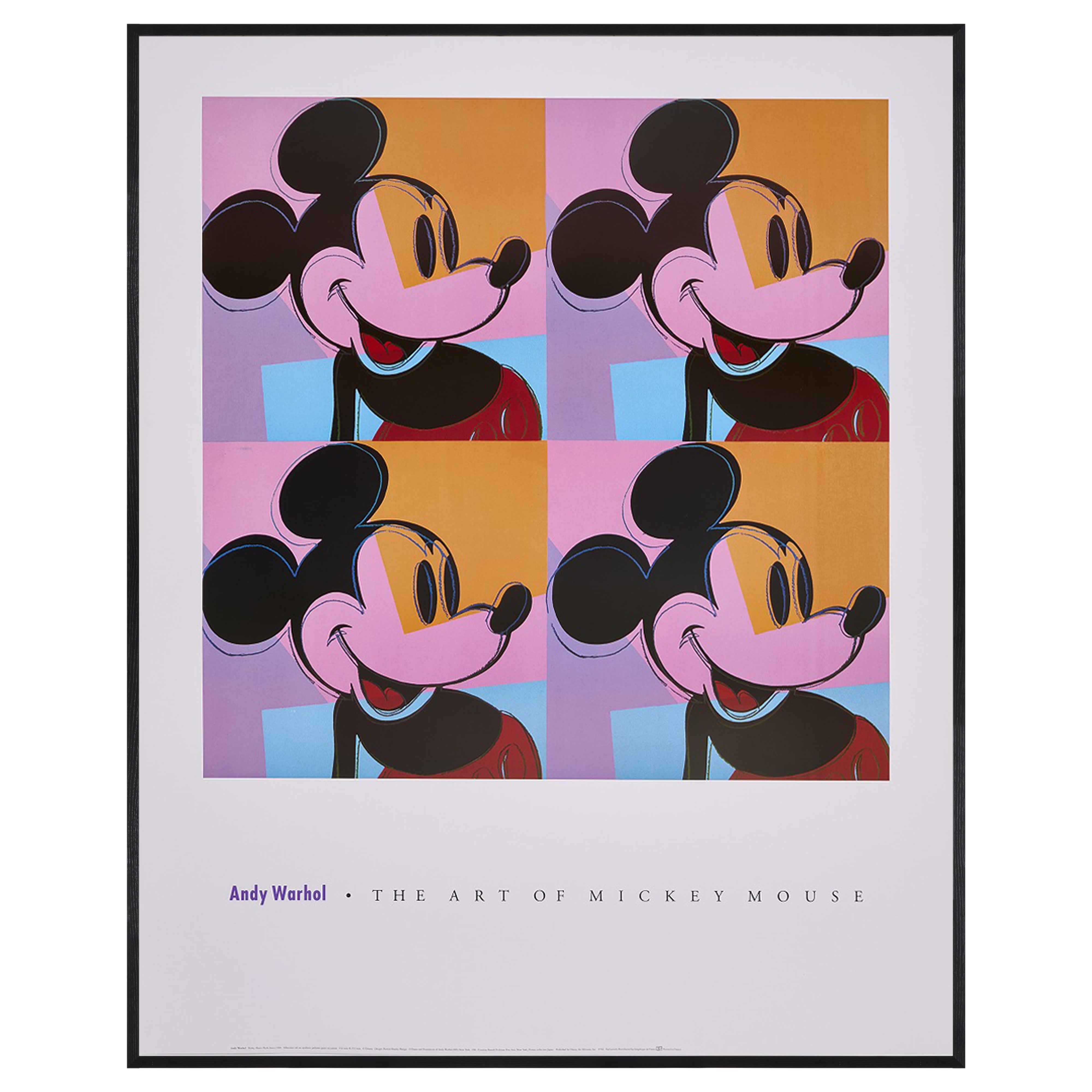 完売【限定3枚】MICKEY MOUSE 1981 - THE ART OF MICKEY MOUSE 1990s (Big) / アンディ・ウォーホル