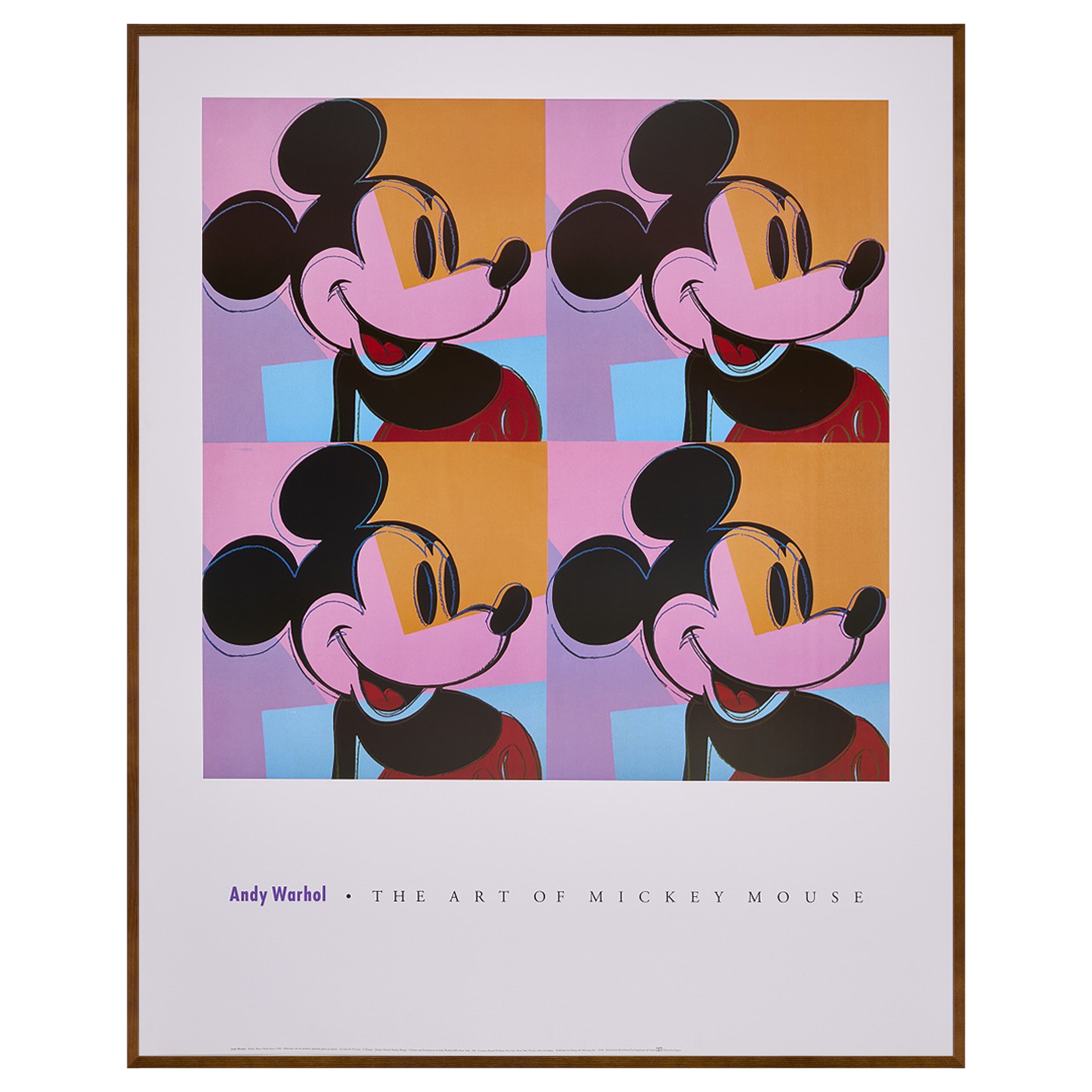 完売【限定3枚】MICKEY MOUSE 1981 - THE ART OF MICKEY MOUSE 1990s (Big) / アンディ・ウォーホル