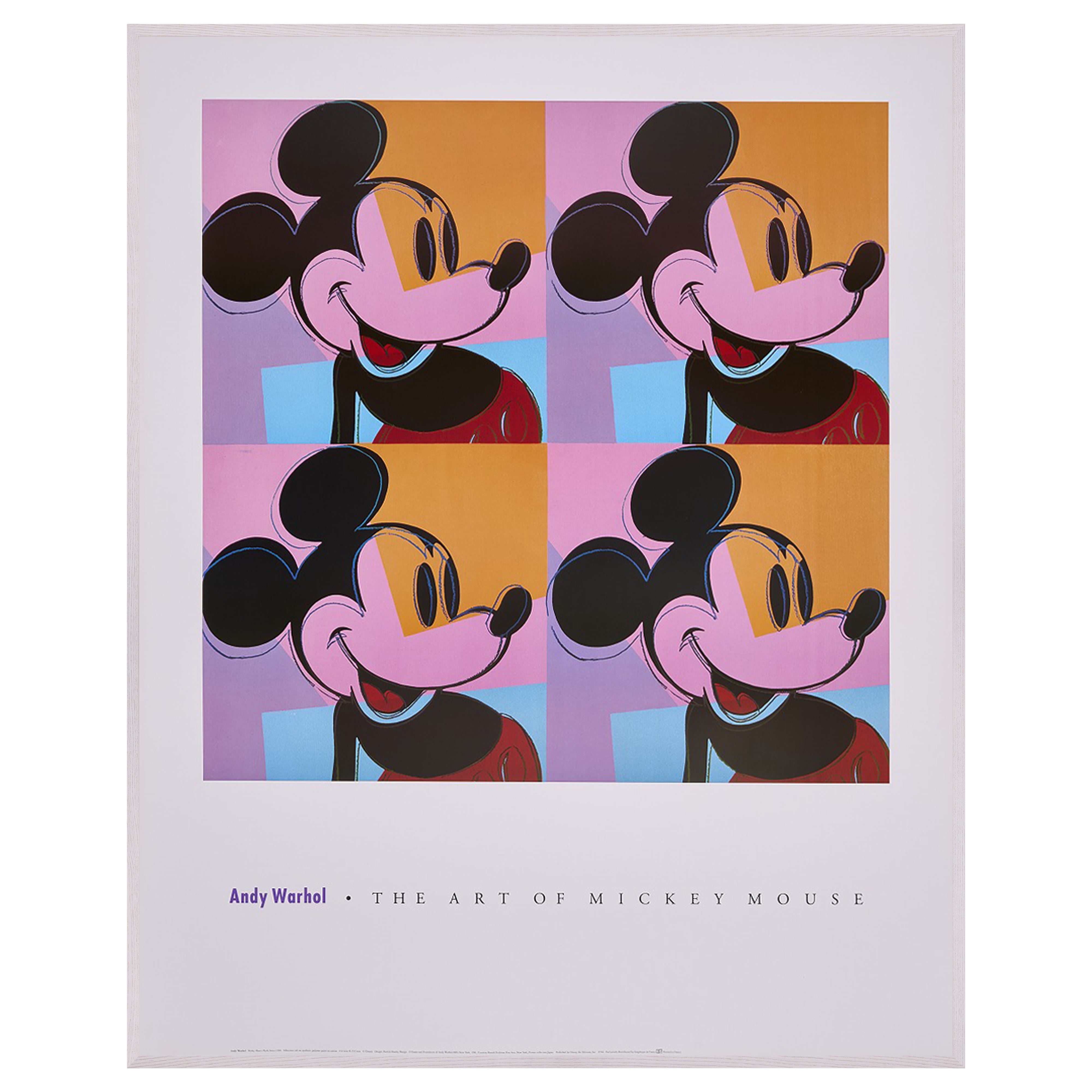 完売【限定3枚】MICKEY MOUSE 1981 - THE ART OF MICKEY MOUSE 1990s (Big) / アンディ・ウォーホル