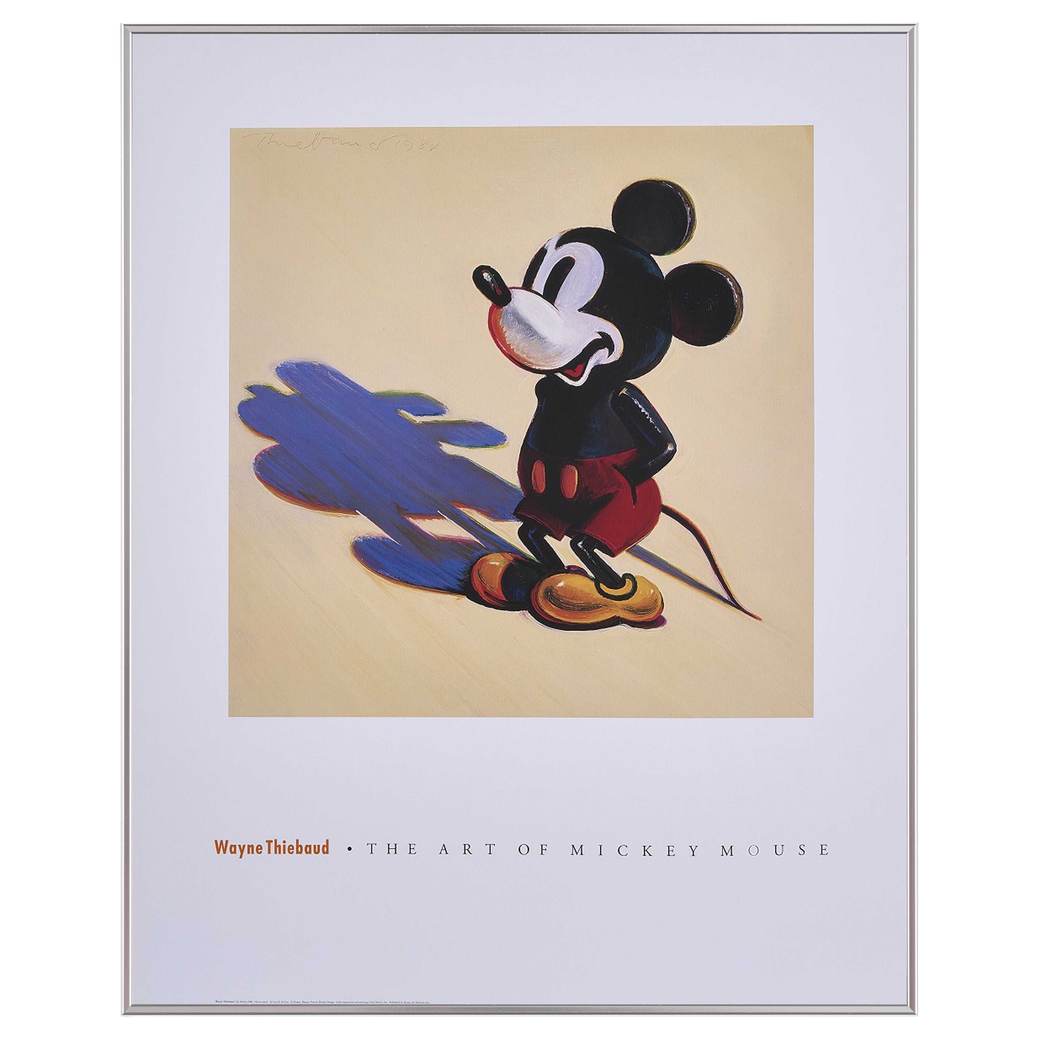 完売【限定1枚】Toy Mickey 1988 - THE ART OF MICKEY MOUSE 1990s (Small) / ウェイン・ティボー