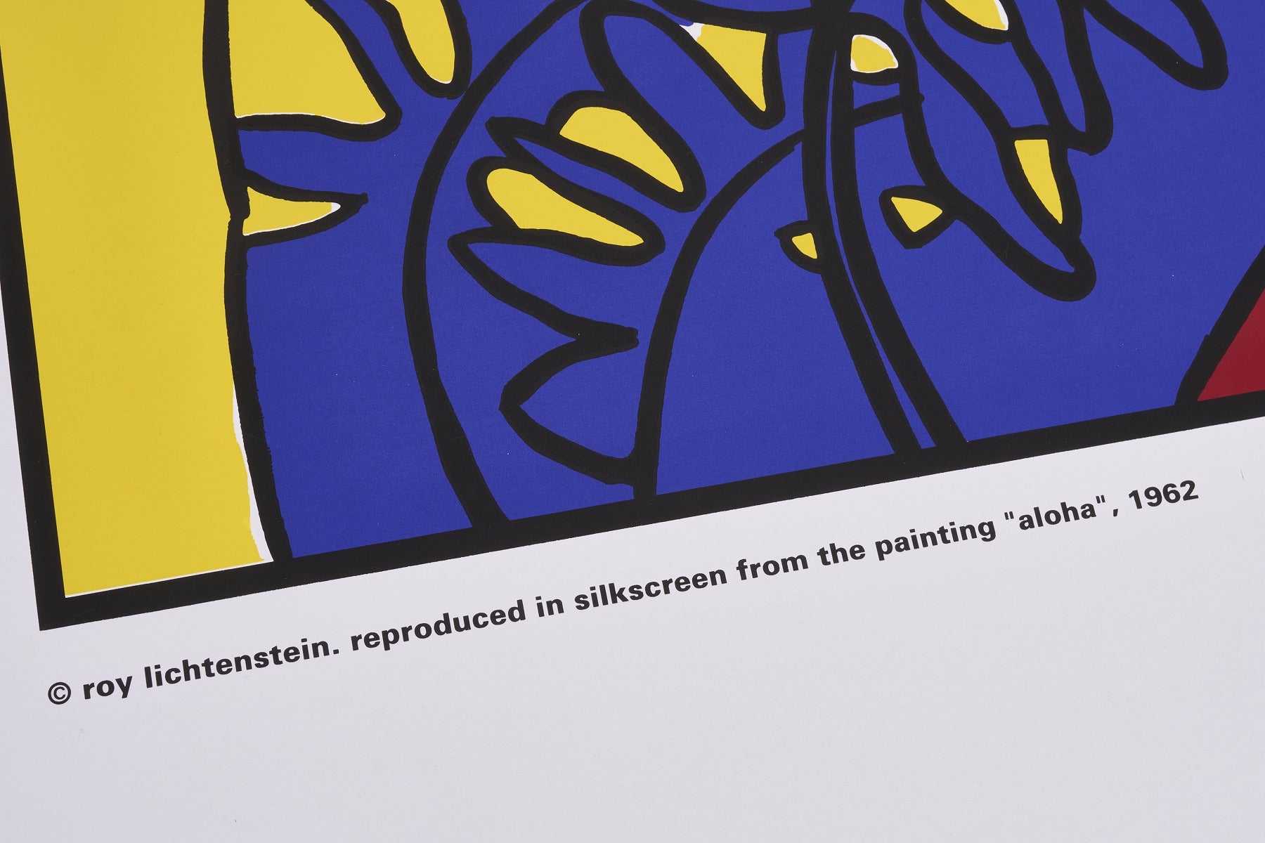 【限定10枚】ALOHA 1962 - ART OF THE SIXTIES, The Tel Aviv Museum 1993 / ロイ・リキテンスタイン