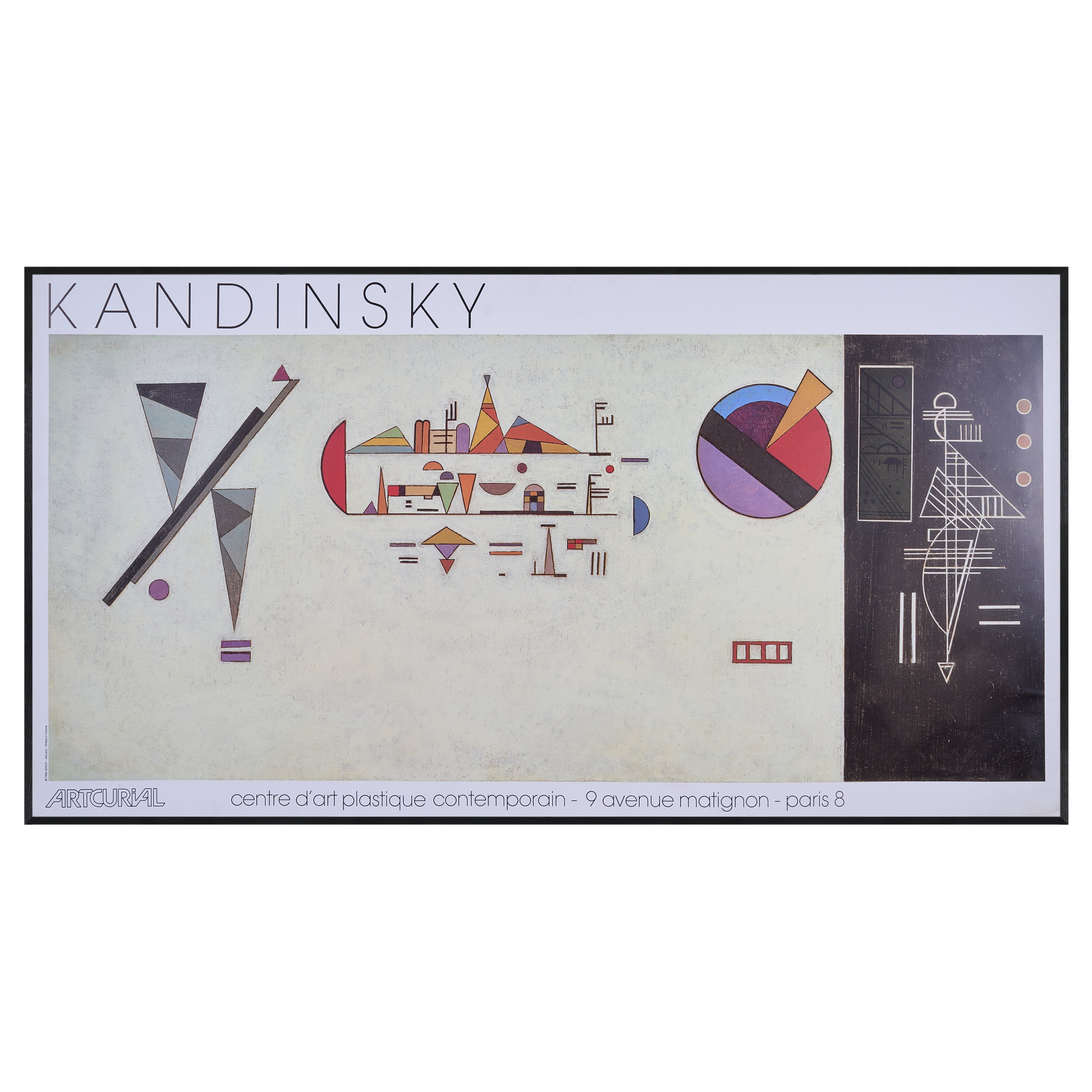 【限定10枚】KANDINSKY - centre d'art plastique contemporain 1984 / ワシリー・カンディンスキー