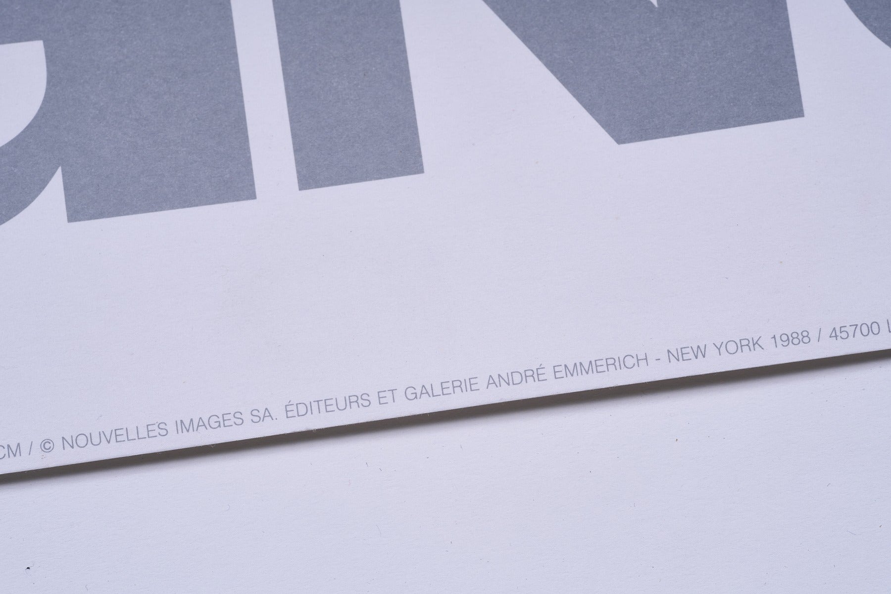 【限定10枚】acrylique sur toile 1988 / サム・フランシス