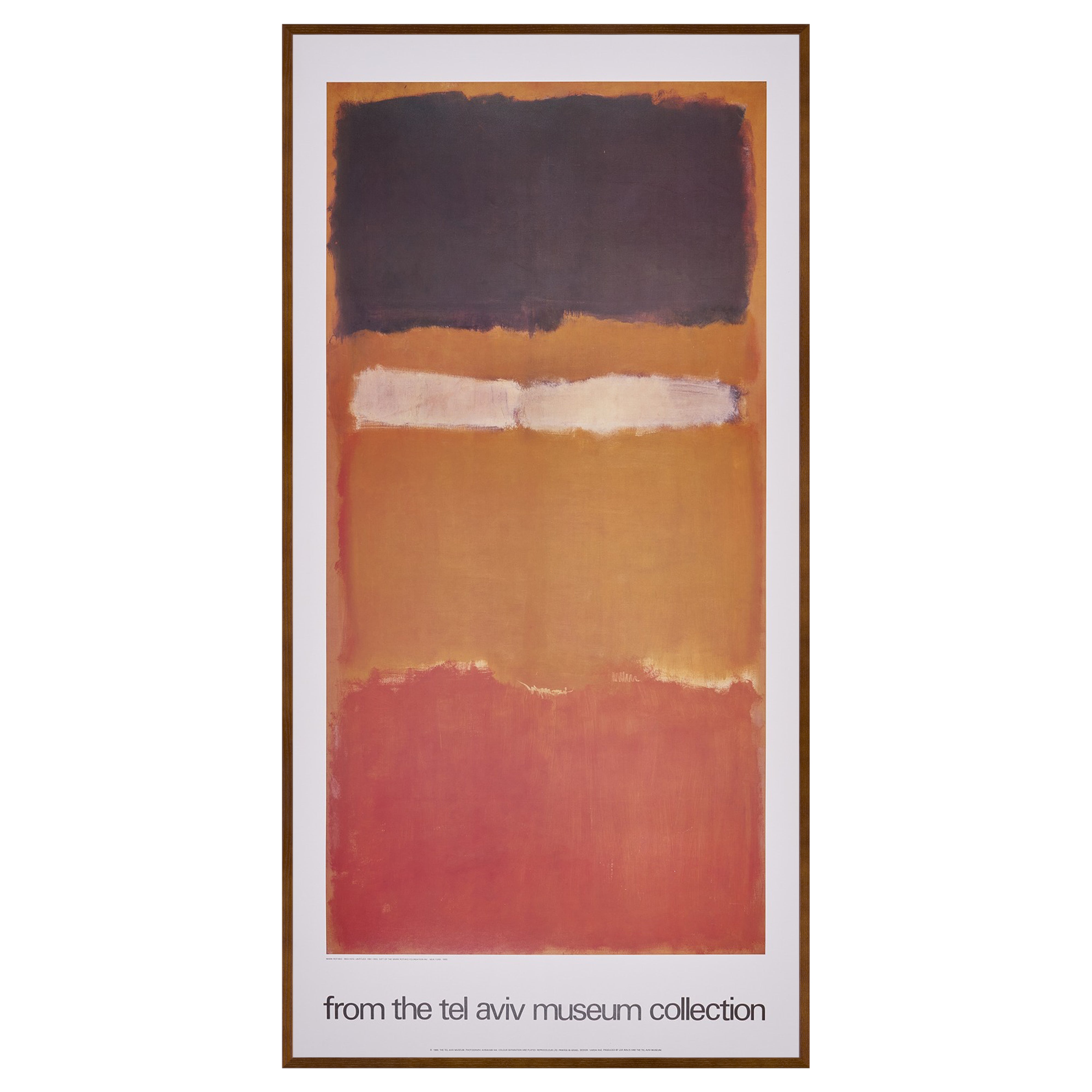 【限定10枚】Number 24(Untitled) 1951-1955 - from the tel aviv museum collection 1986 / マーク・ロスコ