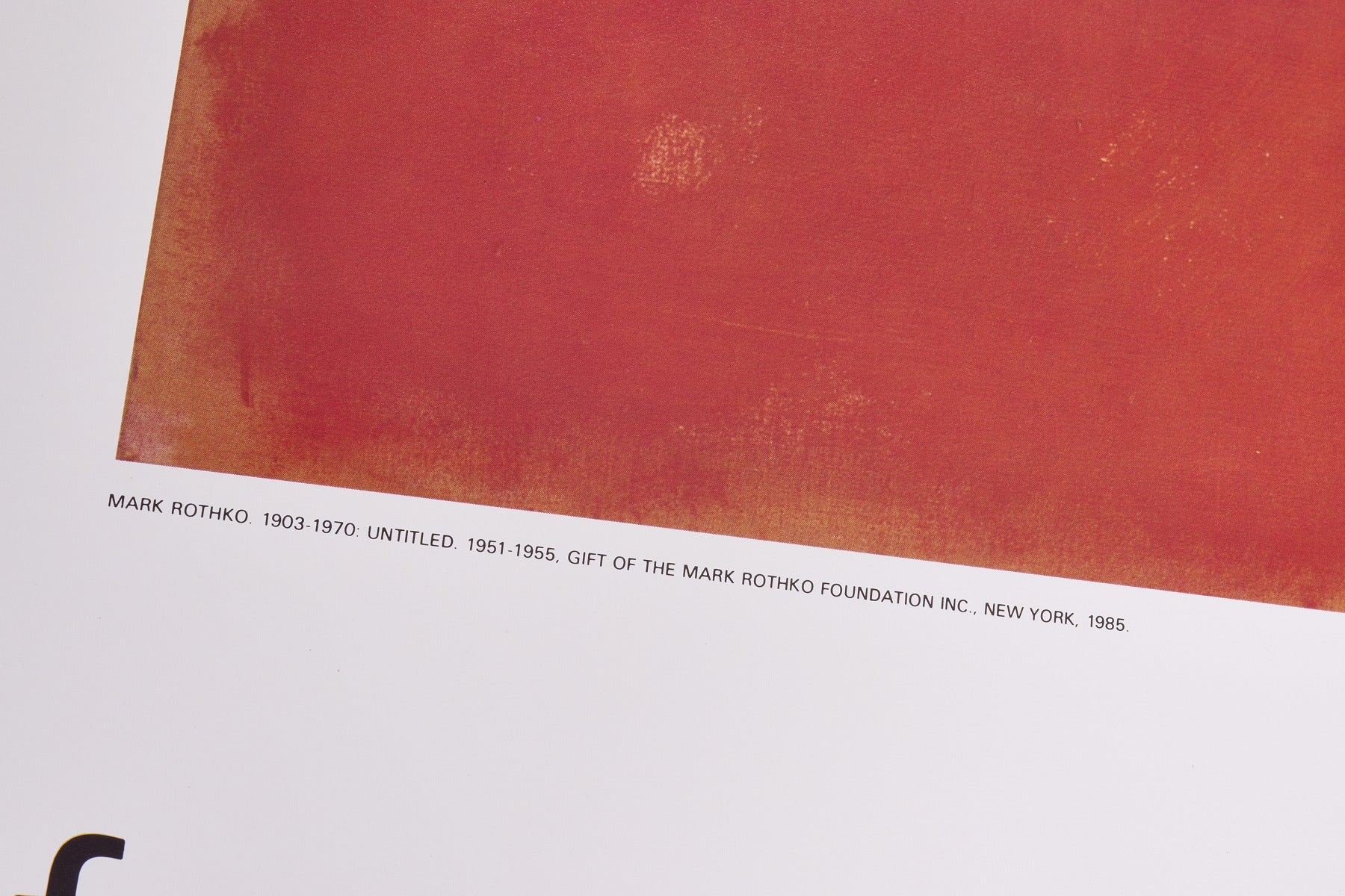 【限定10枚】Number 24(Untitled) 1951-1955 - from the tel aviv museum collection 1986 / マーク・ロスコ