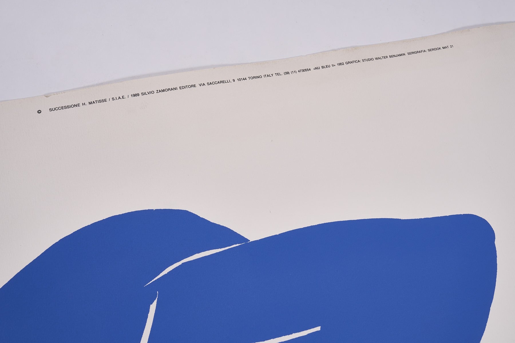 完売【限定1枚】NU BLEU II 1989 / アンリ・マティス