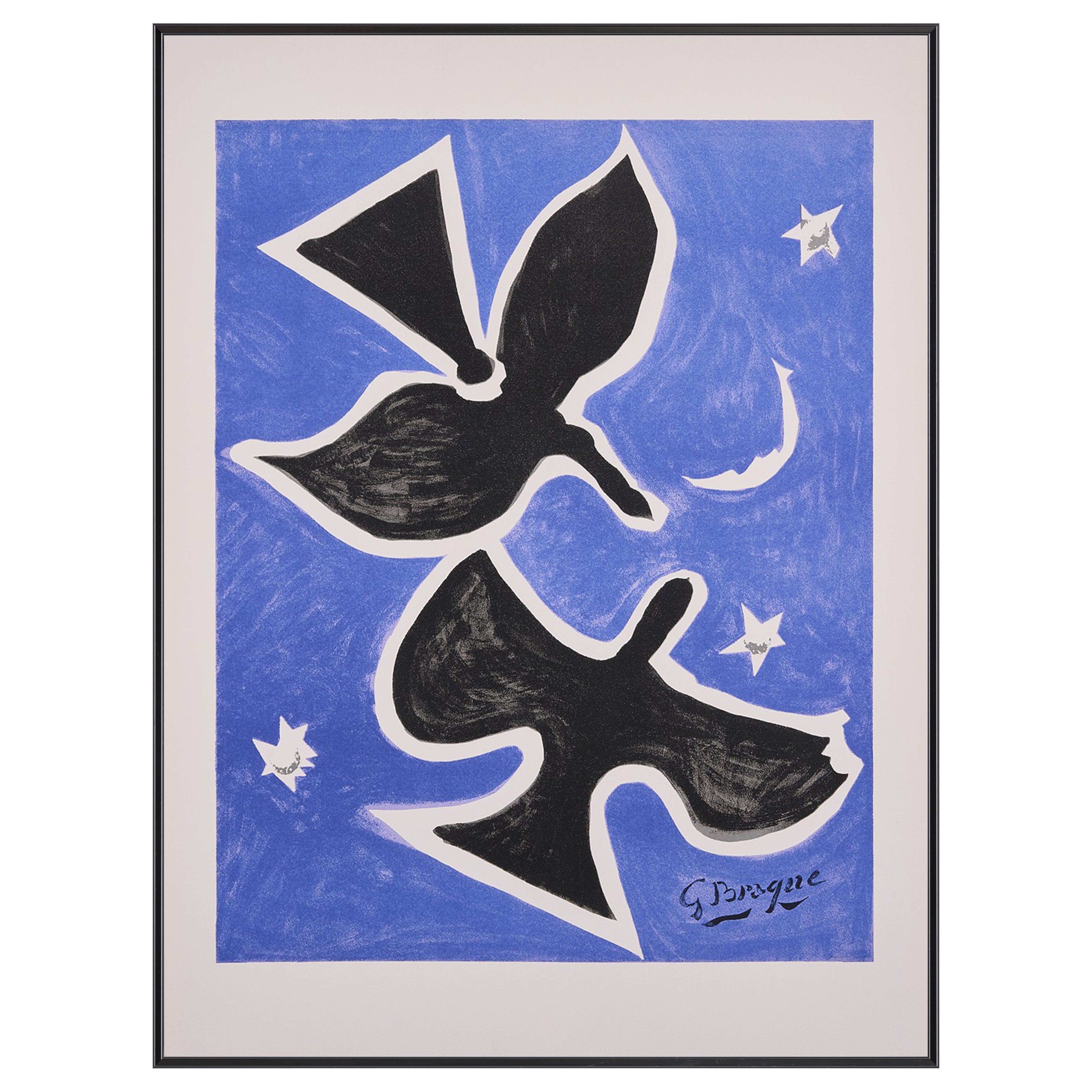 【限定10枚】Deux oiseaux 1961 - Galerie Orangerie-Reinz 1996 / ジョルジュ・ブラック