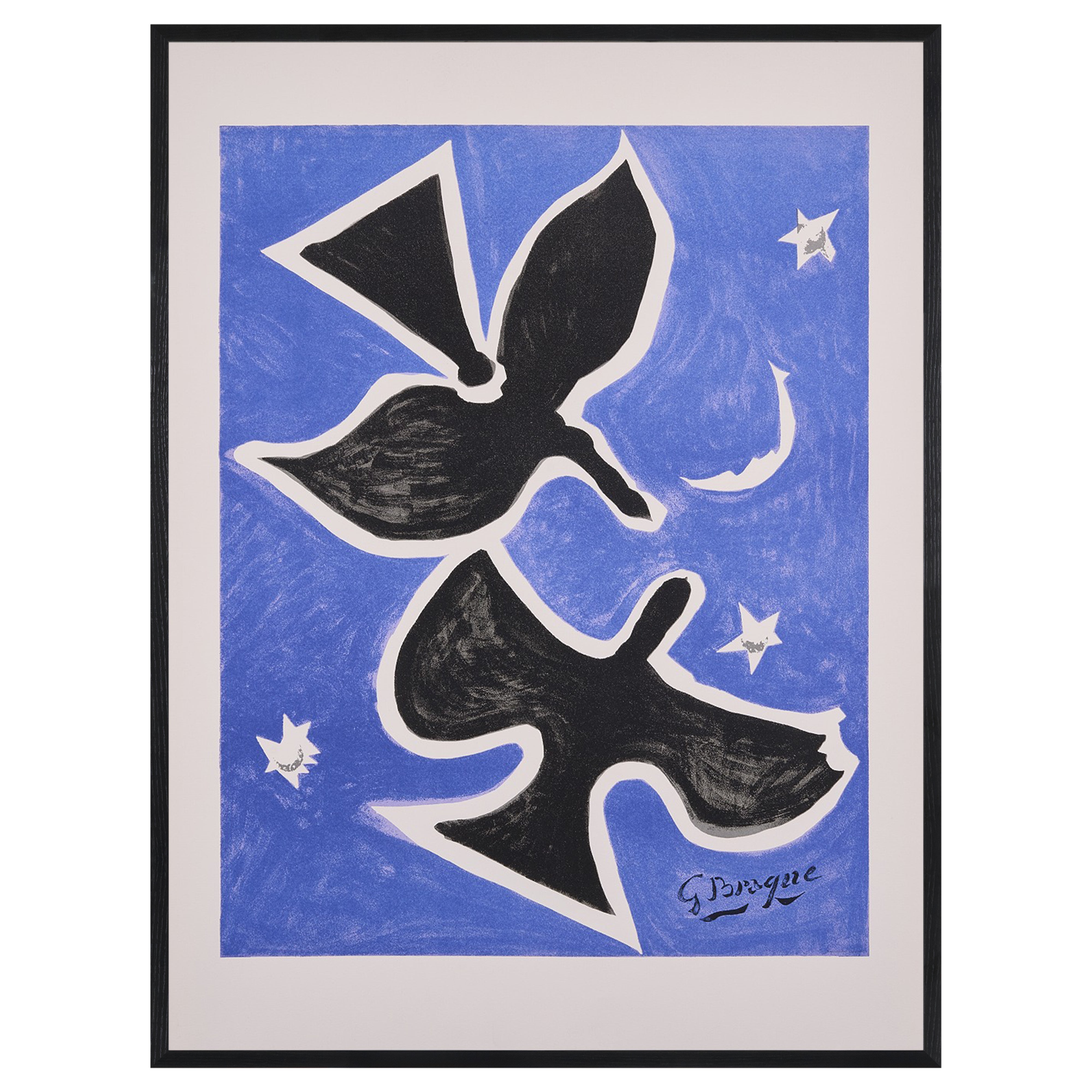 【限定10枚】Deux oiseaux 1961 - Galerie Orangerie-Reinz 1996 / ジョルジュ・ブラック