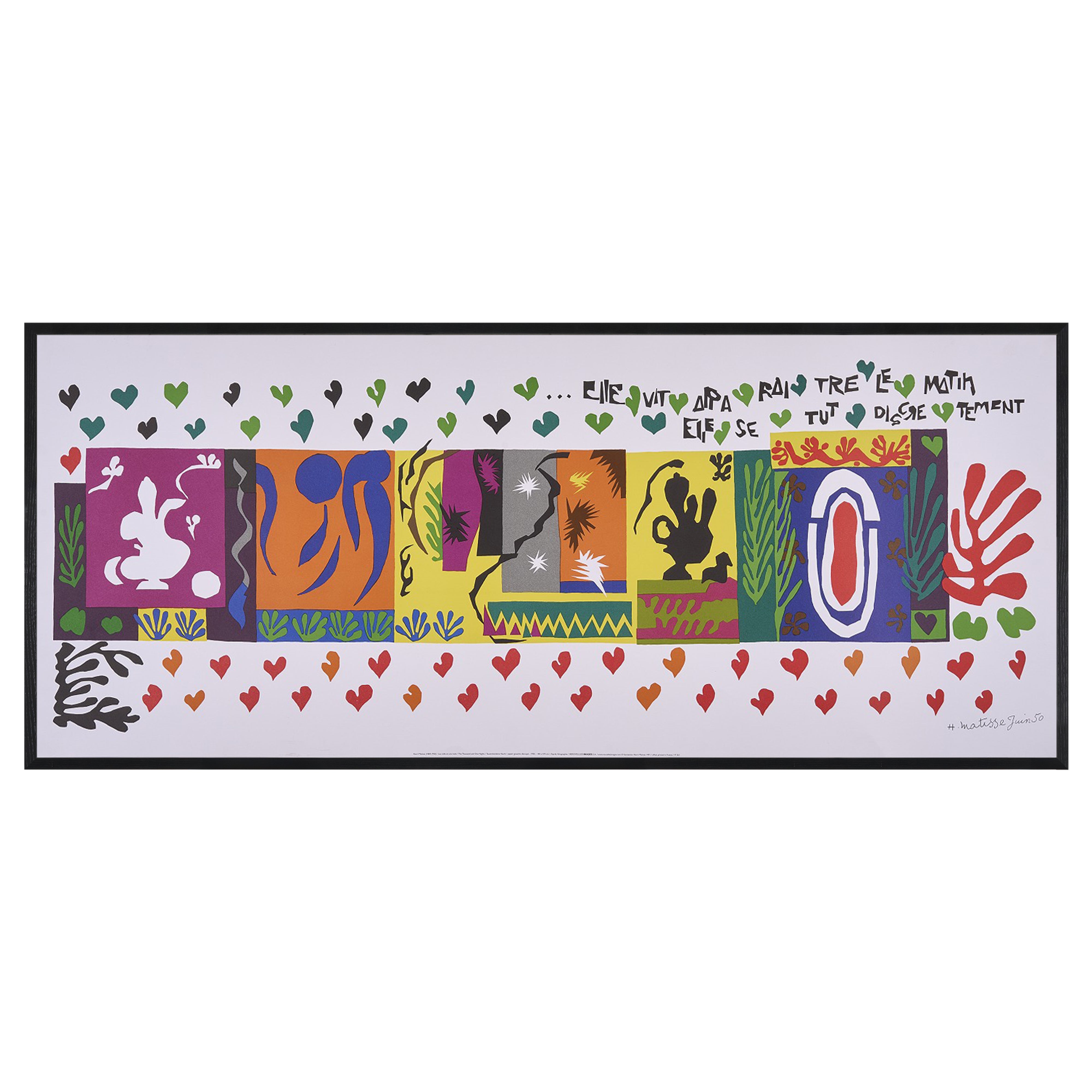 【限定10枚】Les mille et une nuits 1950 - NOUVELLES IMAGES 1991 / アンリ・マティス