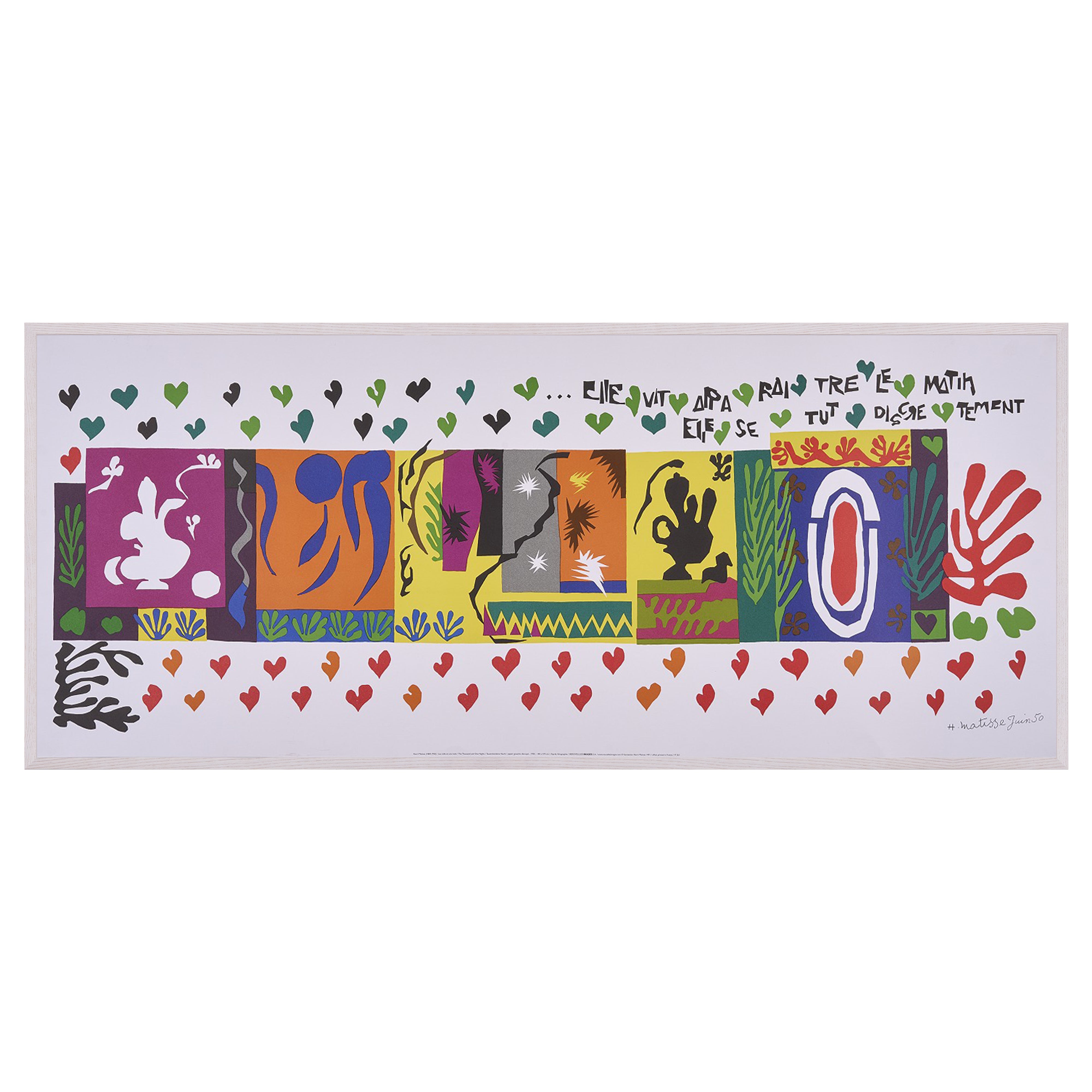 【限定10枚】Les mille et une nuits 1950 - NOUVELLES IMAGES 1991 / アンリ・マティス