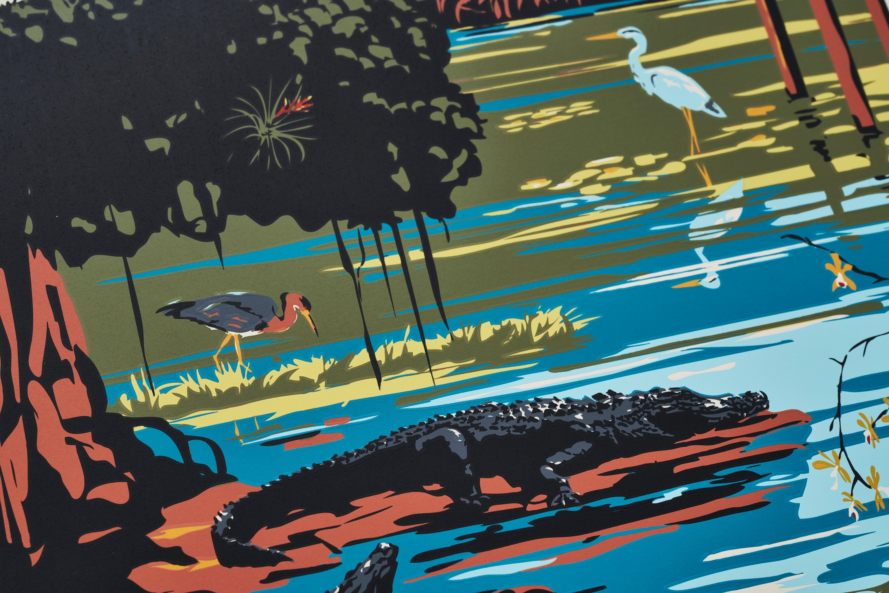 完売【限定3枚】エバーグレーズ国立公園 / アメリカ国立公園ポスター