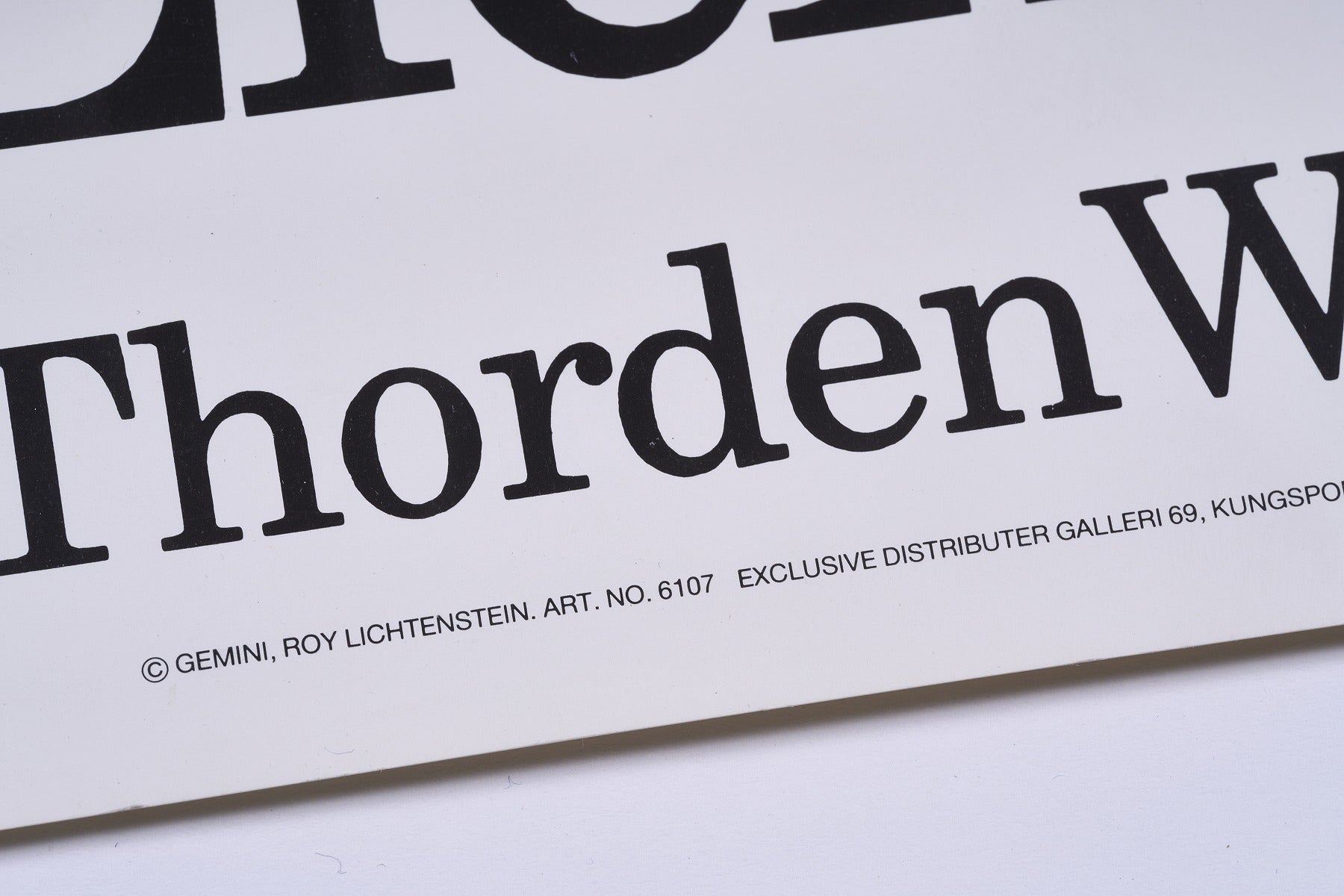 【限定10枚】Two Paintings: Green Lamp 1984 - Heland Thorden Wetterling Galleries, Stockholm 1990s / ロイ・リキテンスタイン