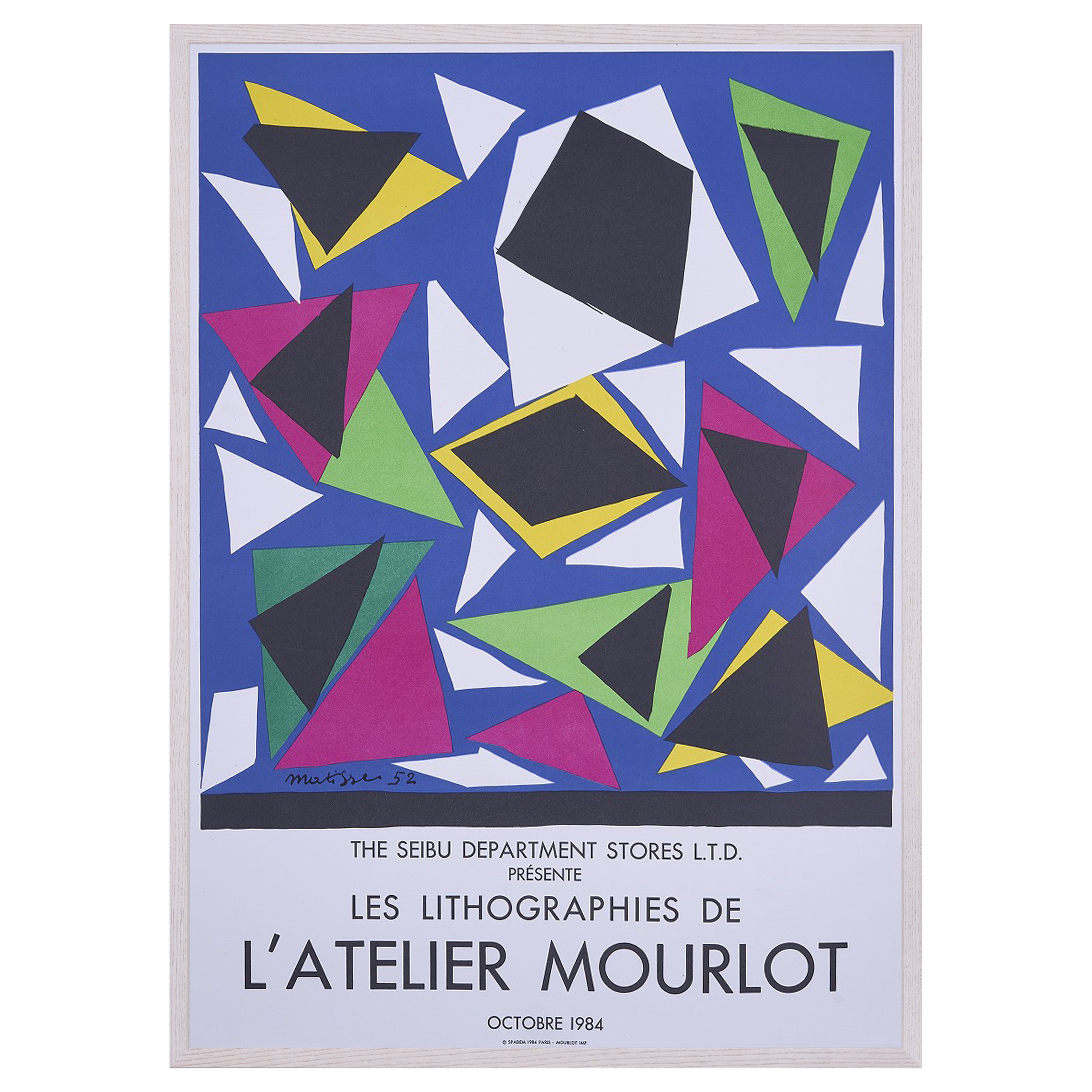 【限定10枚】L‘Escargot 1952 - L’ATELIER MOURLOT 1984 / アンリ・マティス