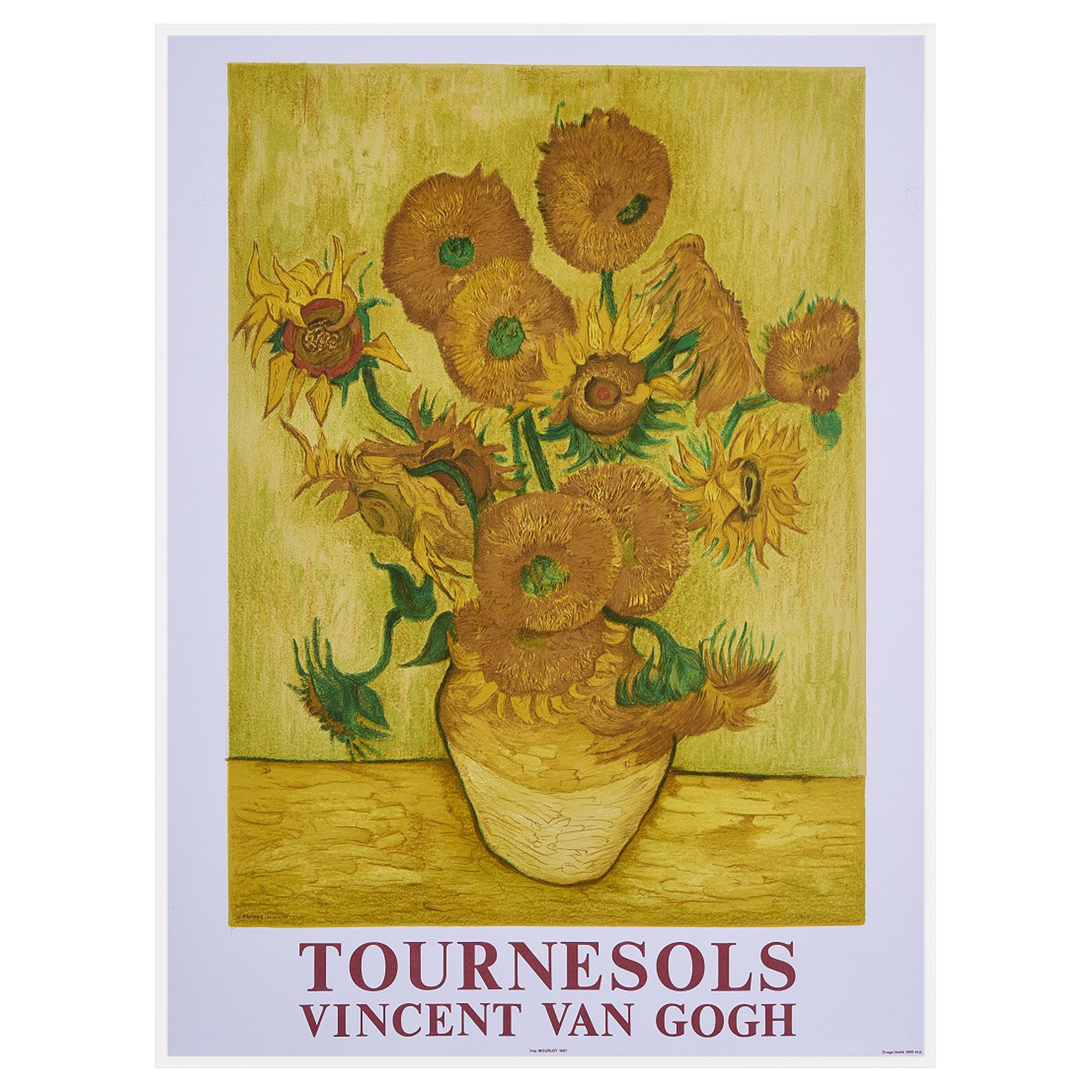 【限定10枚】TOURNESOLS 1887-1889 - MOURLOT 1987 / フィンセント・ファン・ゴッホ