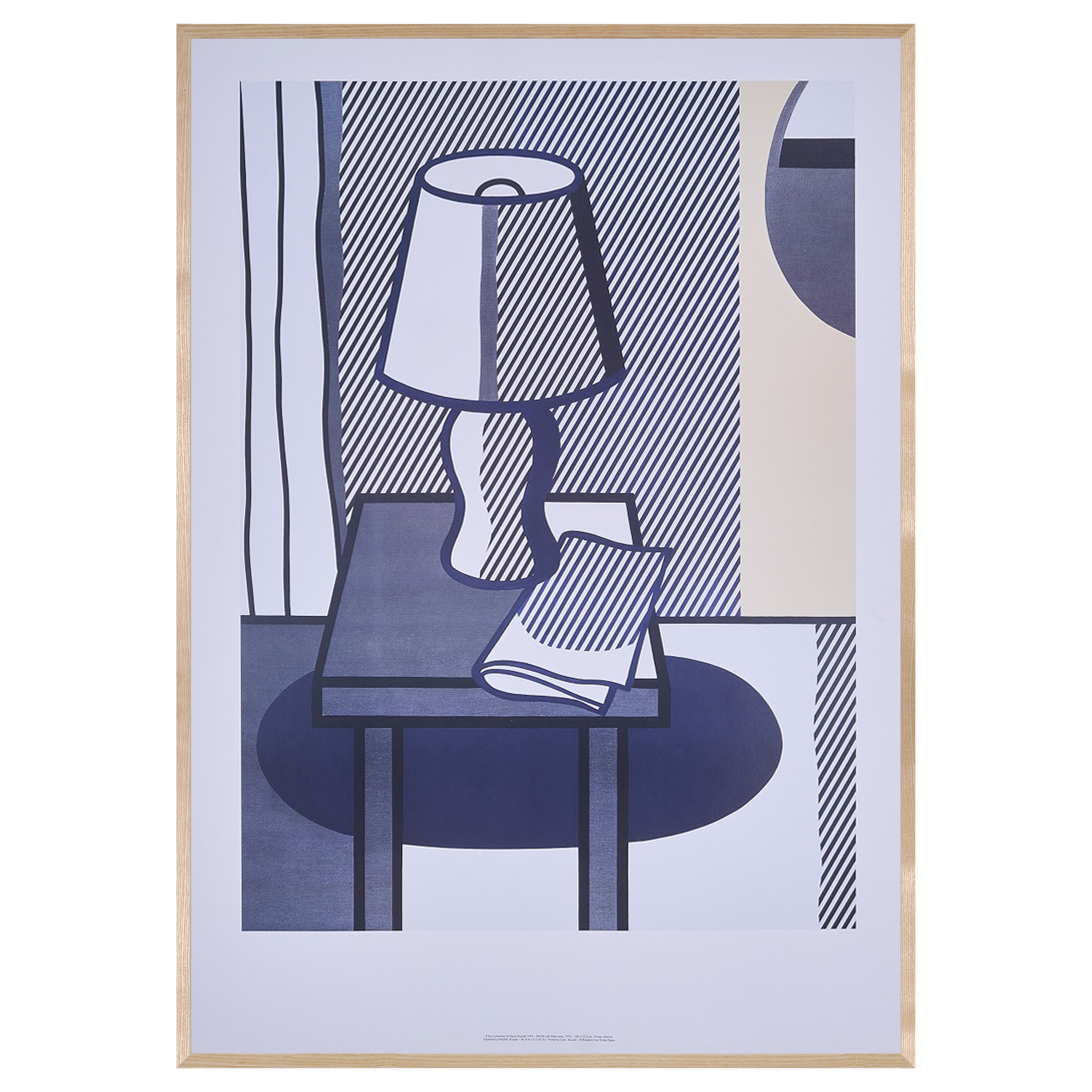 【限定10枚】Still Life with Table Lamp 1976 - Sabam Brussels 1995 / ロイ・リキテンスタイン