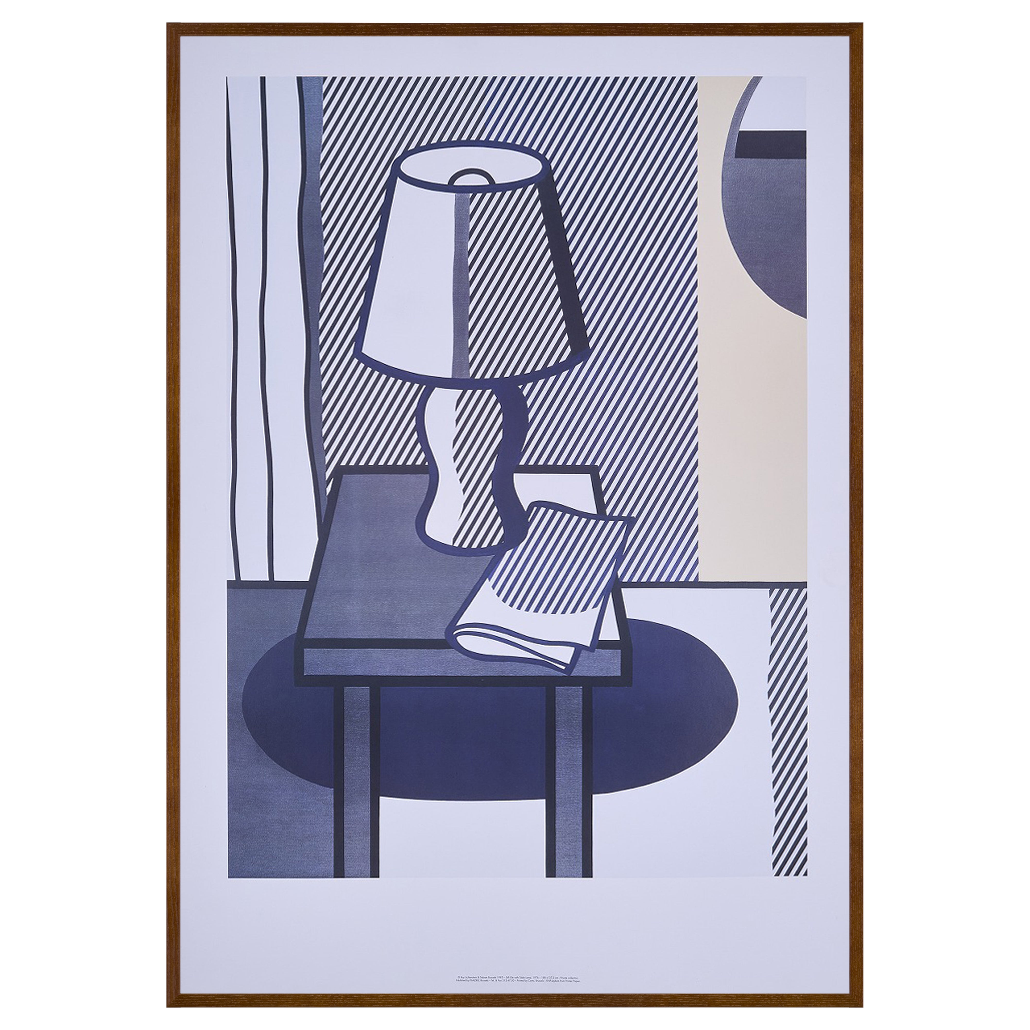 【限定10枚】Still Life with Table Lamp 1976 - Sabam Brussels 1995 / ロイ・リキテンスタイン
