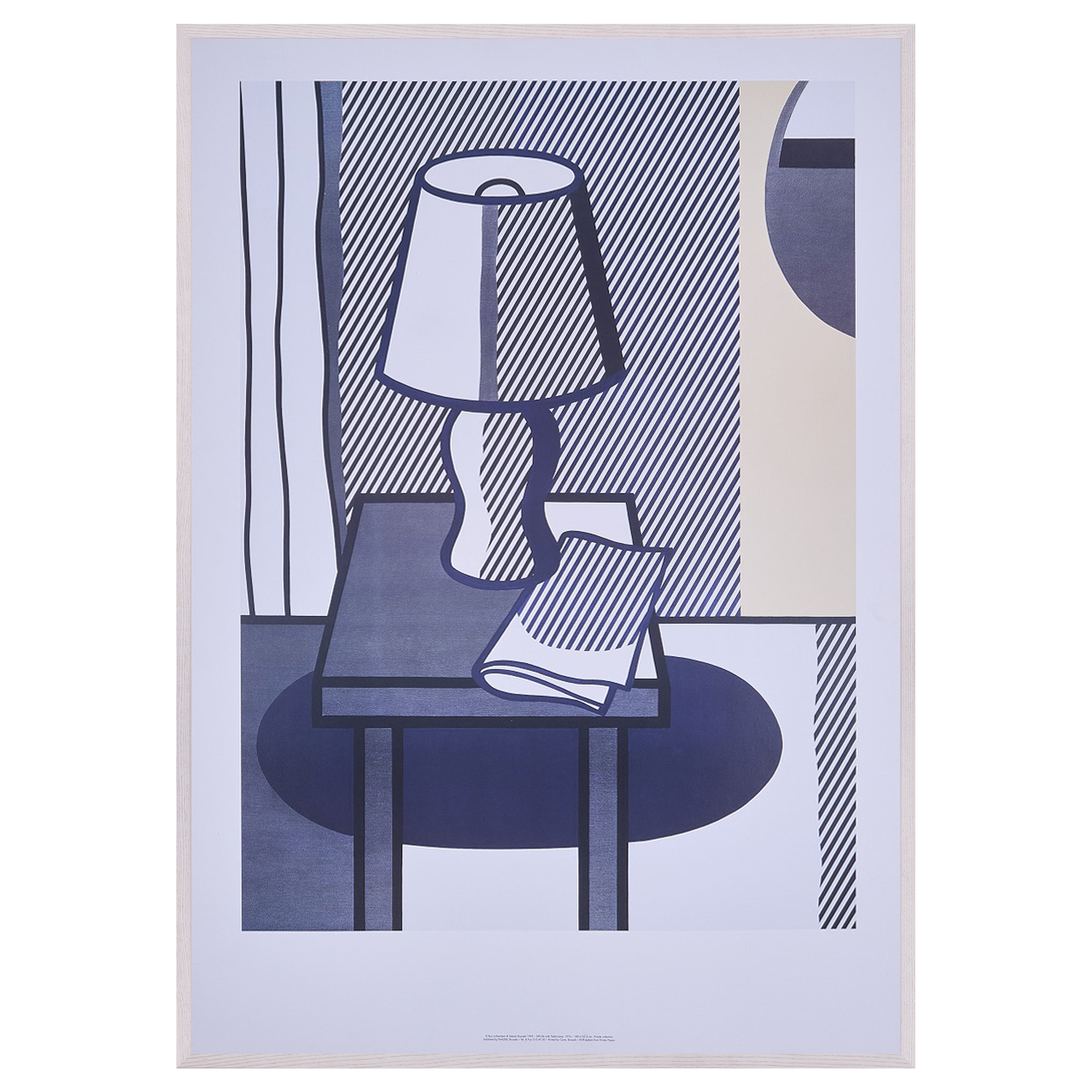 【限定10枚】Still Life with Table Lamp 1976 - Sabam Brussels 1995 / ロイ・リキテンスタイン