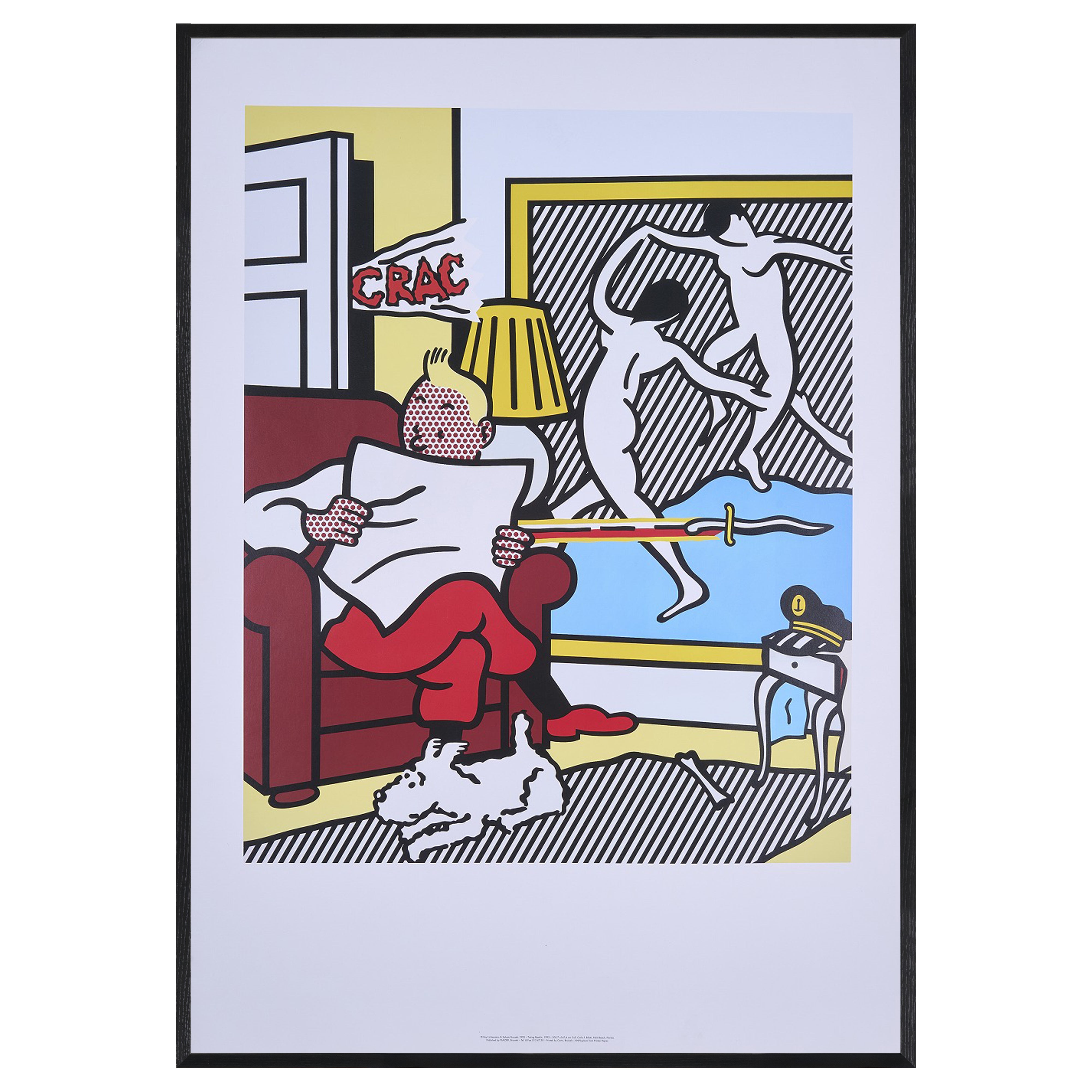 【限定10枚】Tinting Readin, 1993 - Sabam Brussels 1995 / ロイ・リキテンスタイン