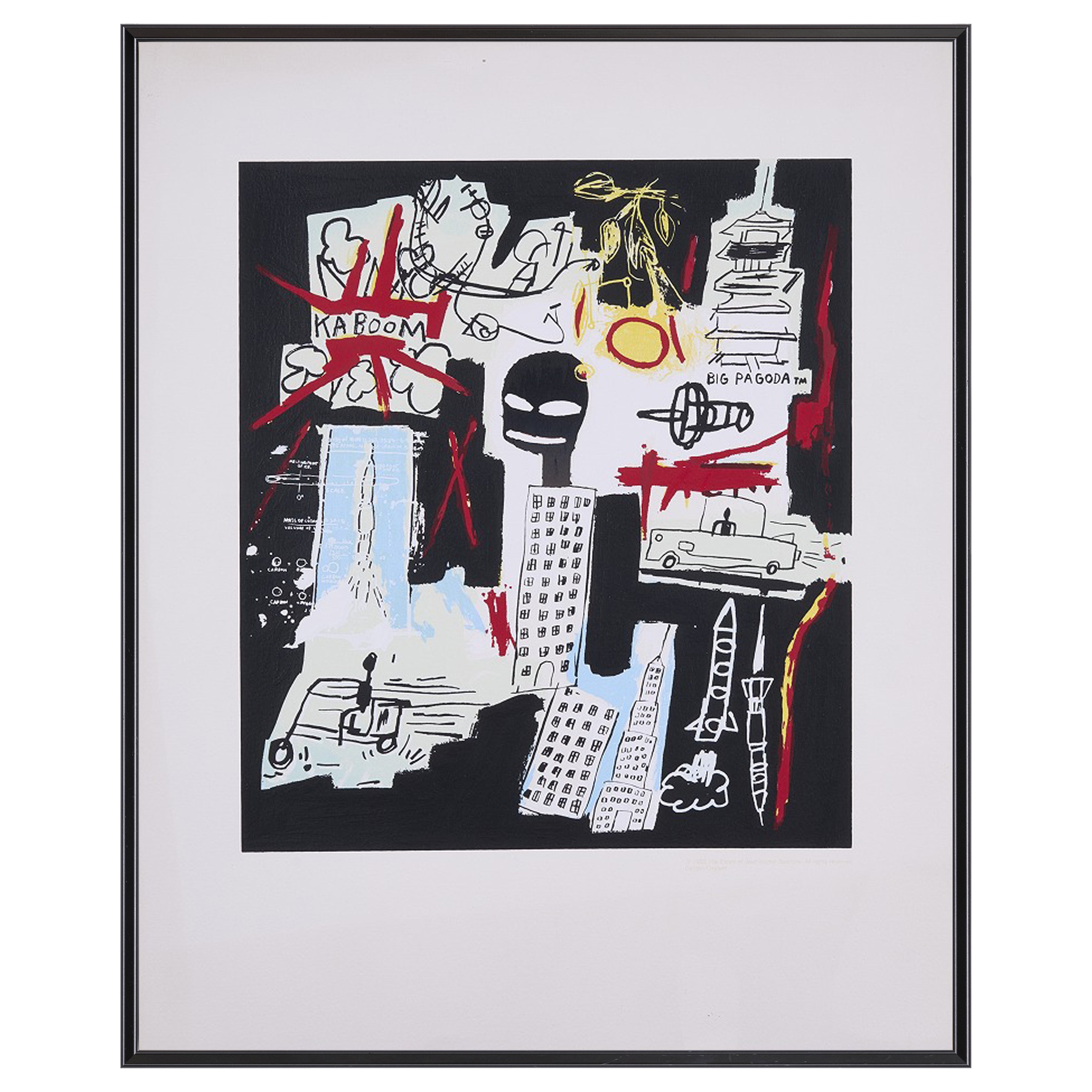 【限定10枚】Carbon/Oxygen 1984 - printed in 1992 / ジャン=ミシェル・バスキア