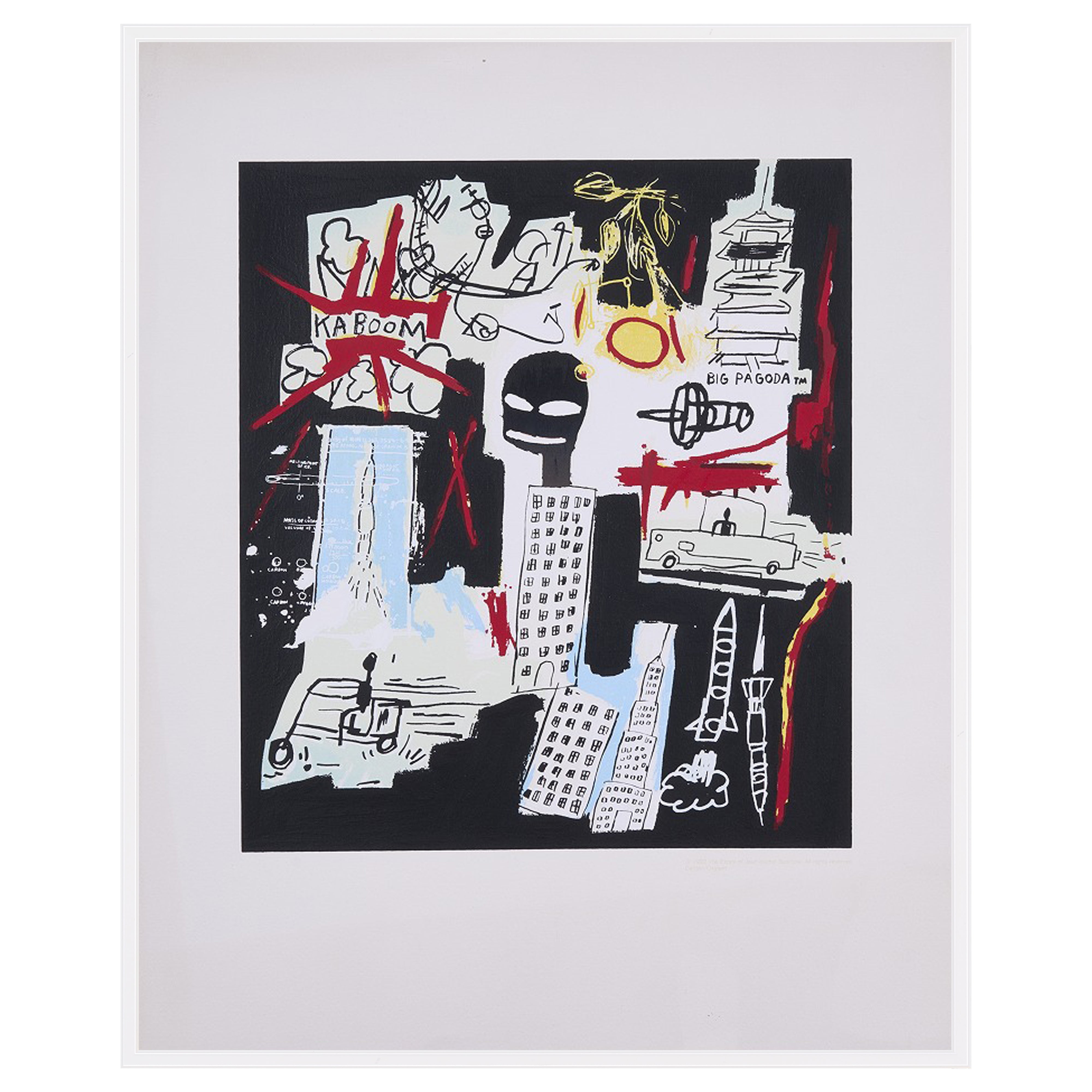 【限定10枚】Carbon/Oxygen 1984 - printed in 1992 / ジャン=ミシェル・バスキア