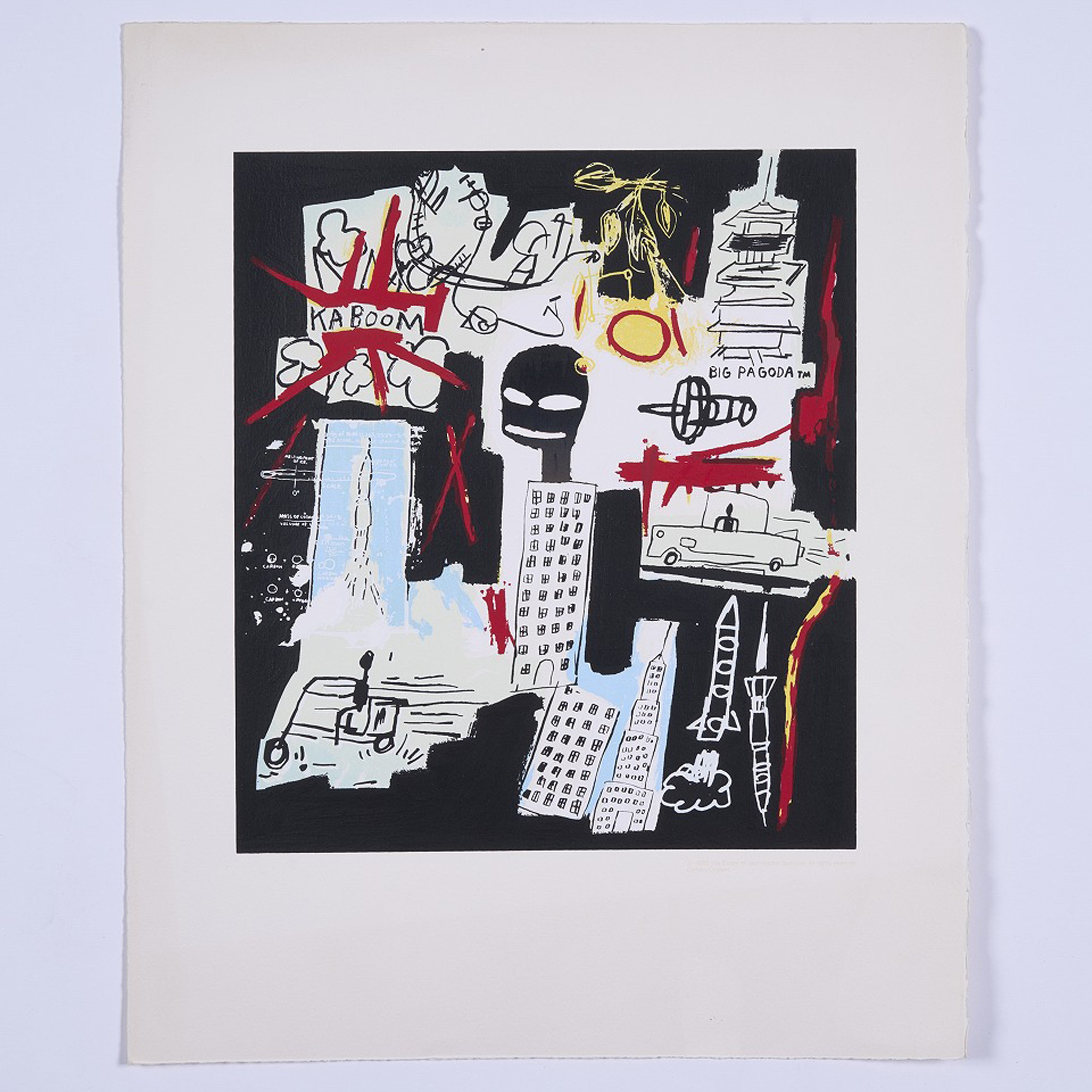 【限定10枚】Carbon/Oxygen 1984 - printed in 1992 / ジャン=ミシェル・バスキア