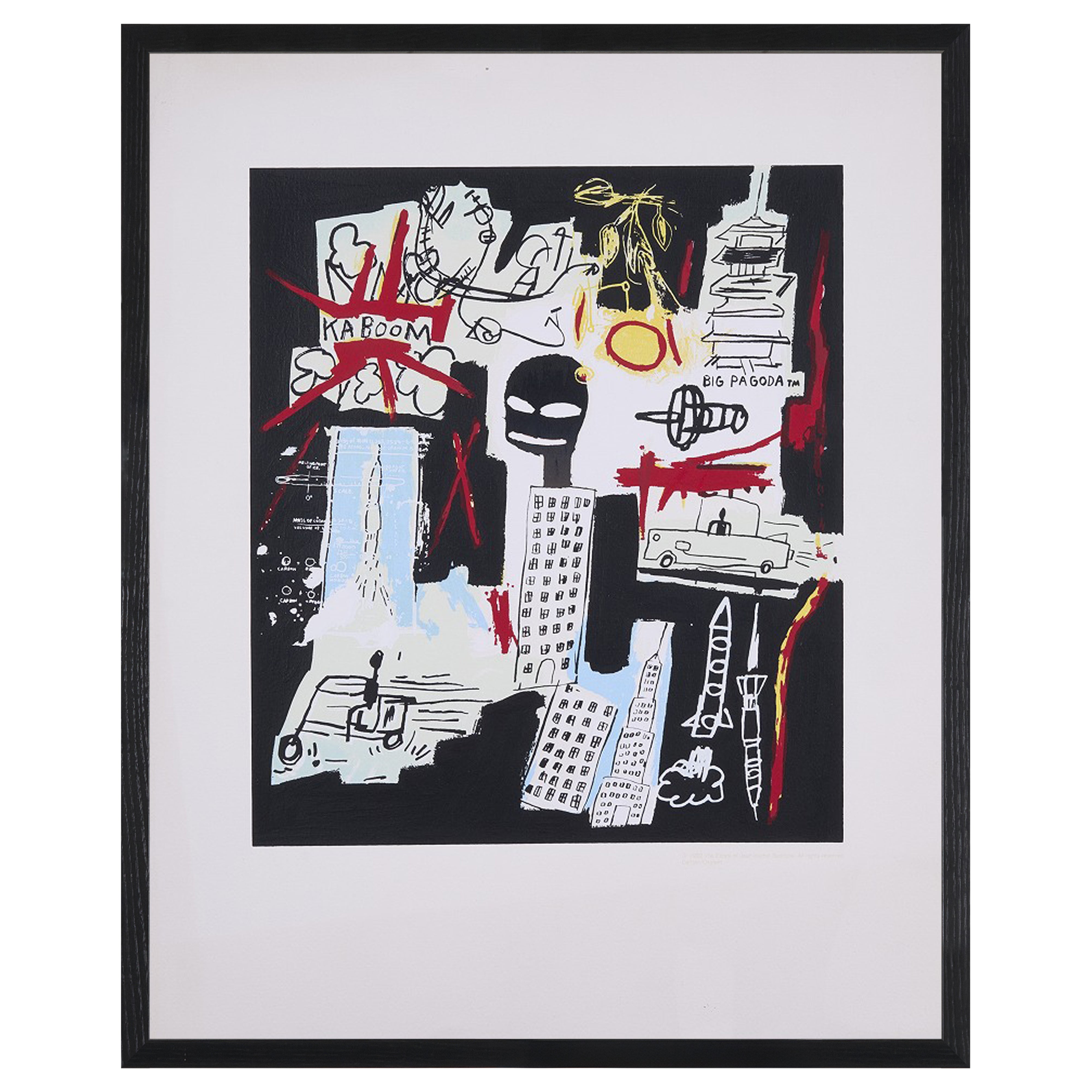 【限定10枚】Carbon/Oxygen 1984 - printed in 1992 / ジャン=ミシェル・バスキア