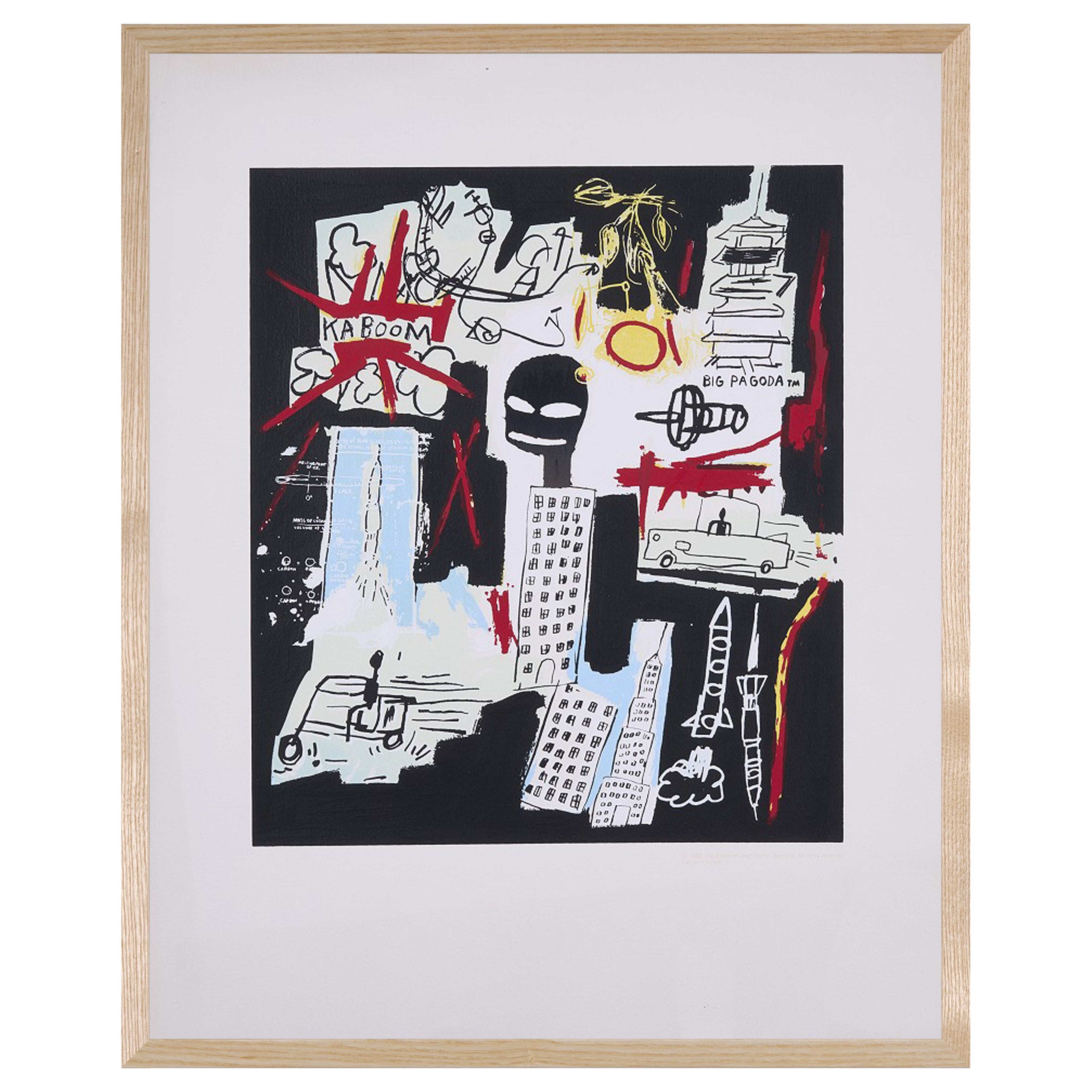 【限定10枚】Carbon/Oxygen 1984 - printed in 1992 / ジャン=ミシェル・バスキア