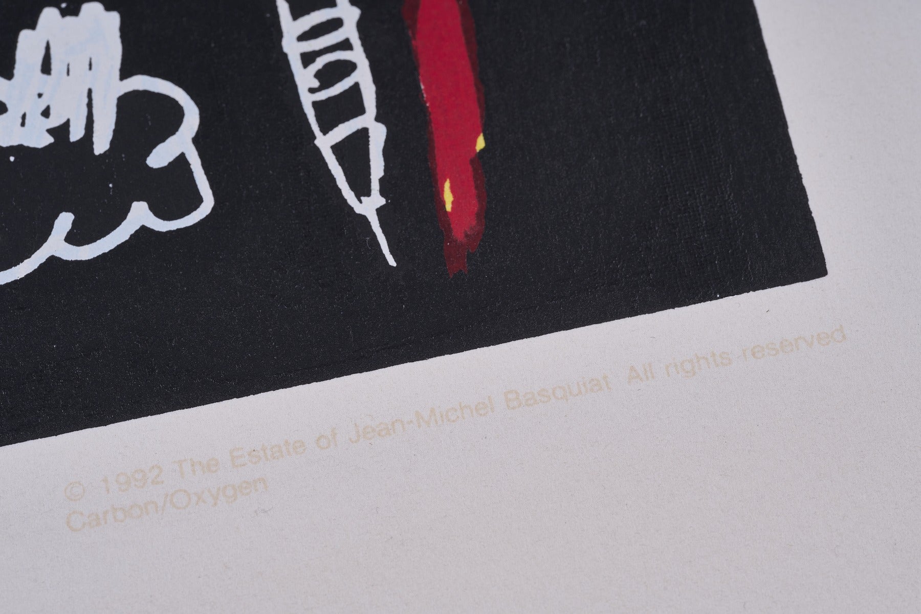 【限定10枚】Carbon/Oxygen 1984 - printed in 1992 / ジャン=ミシェル・バスキア